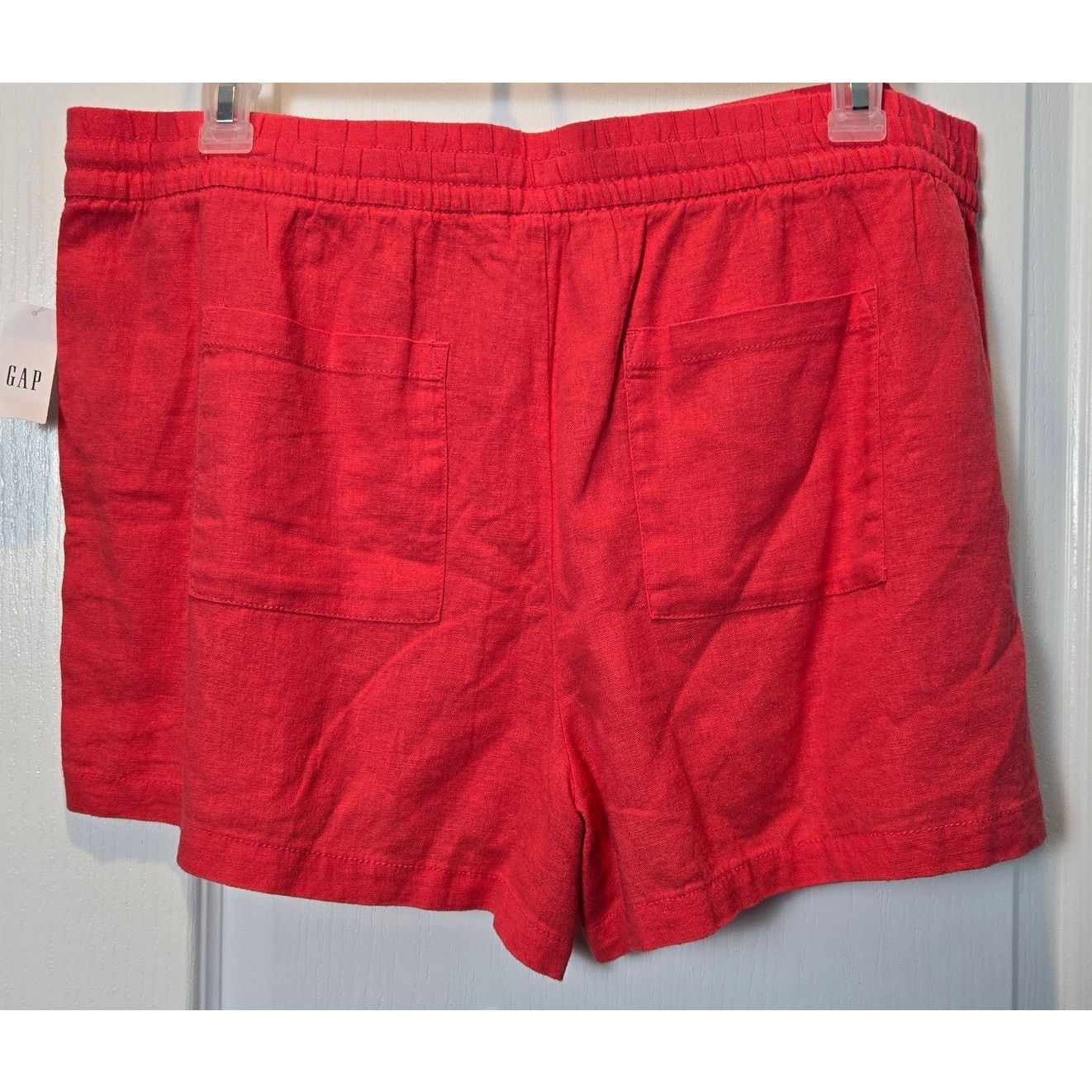 Gap NWT Gap pull on utility linen blend shorts sz XL coral Size 36" / US 14 / IT 50 - 2 Thumbnail