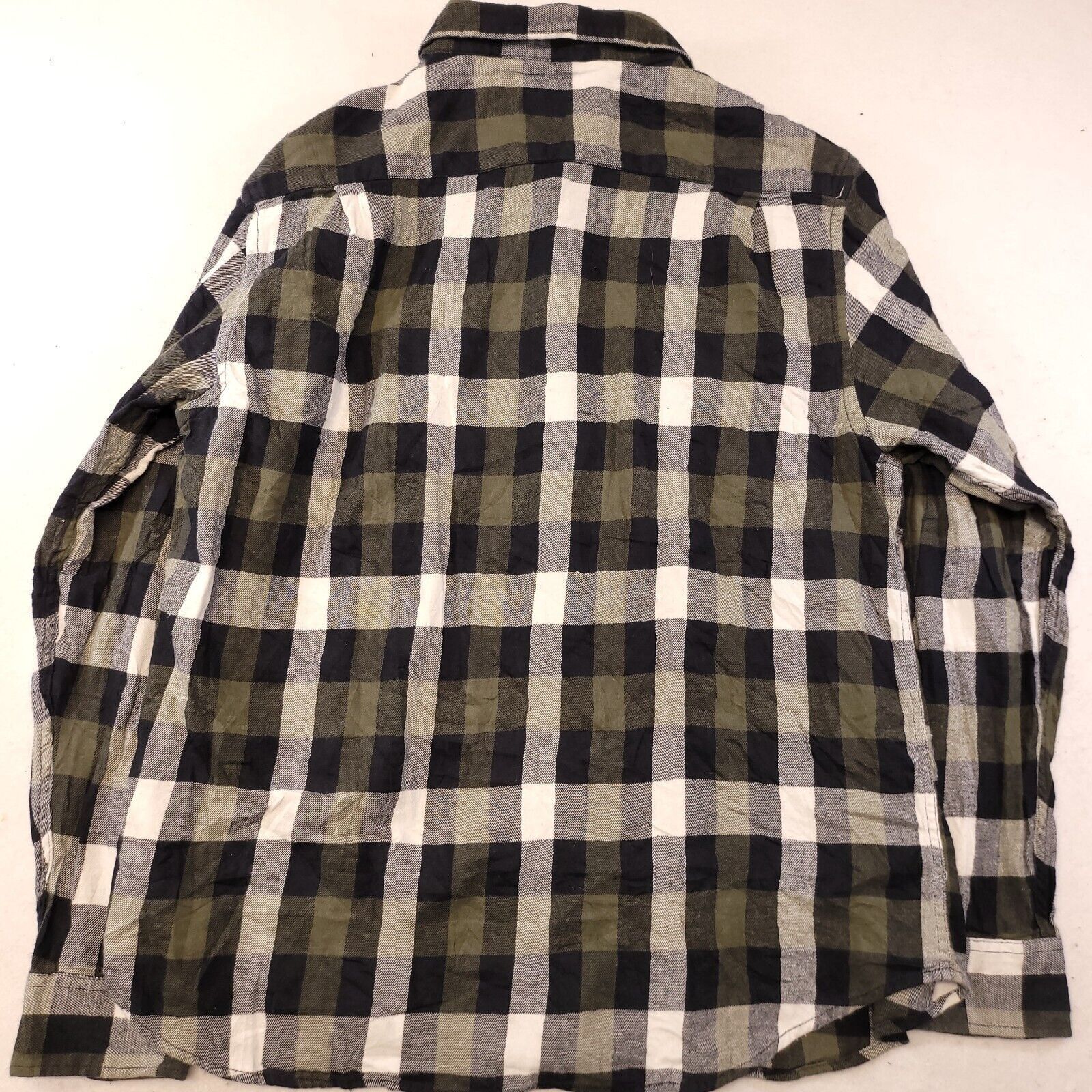 Old Navy Old Navy GIngham Flannel Shirt Mens Size XL Green Black Size US XL / EU 56 / 4 - 10 Thumbnail