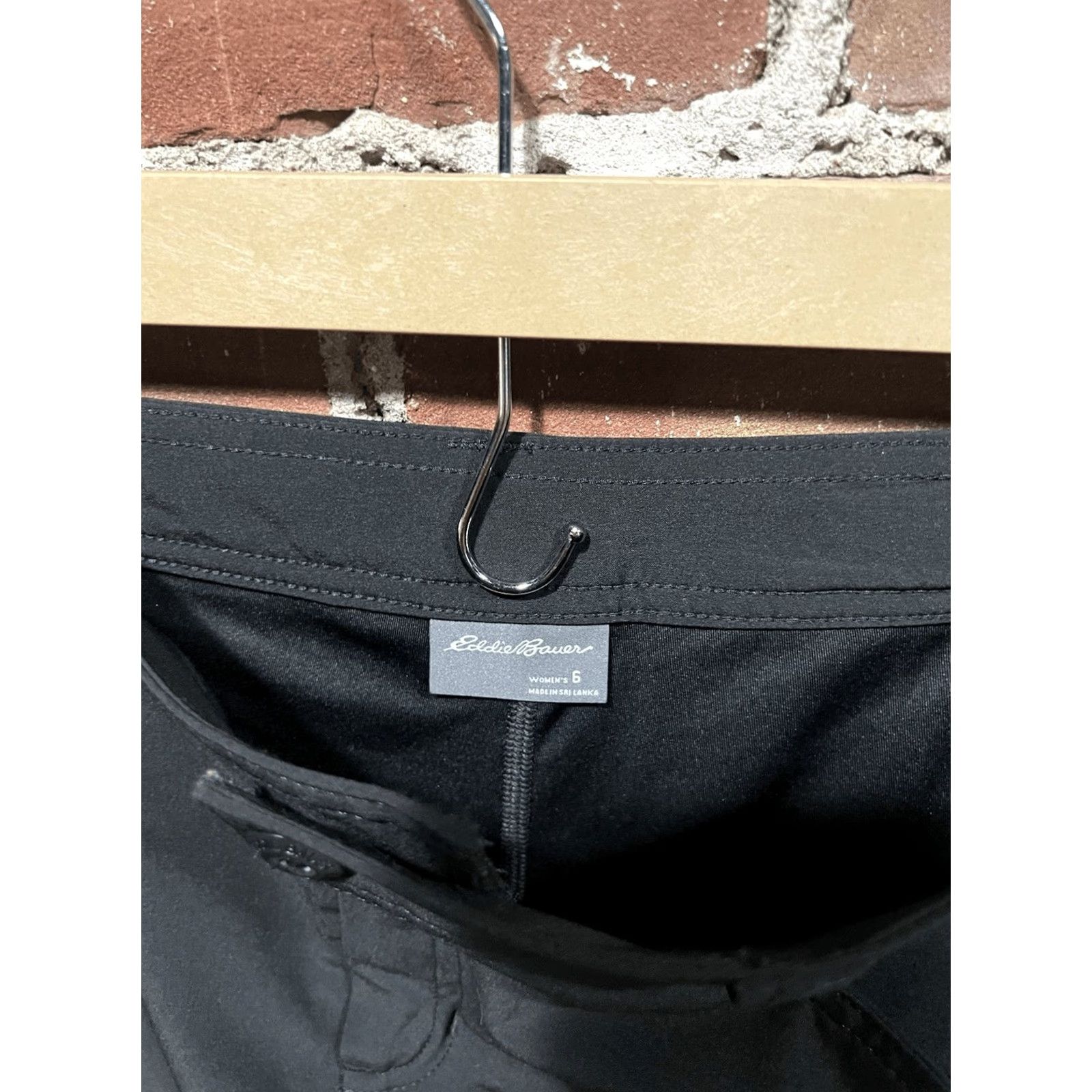 Eddie Bauer Eddie Bauer Skort Womens 6 Black Adventurer Skort Skirt Pockets Size 28" / US 6 / IT 42 - 3 Thumbnail