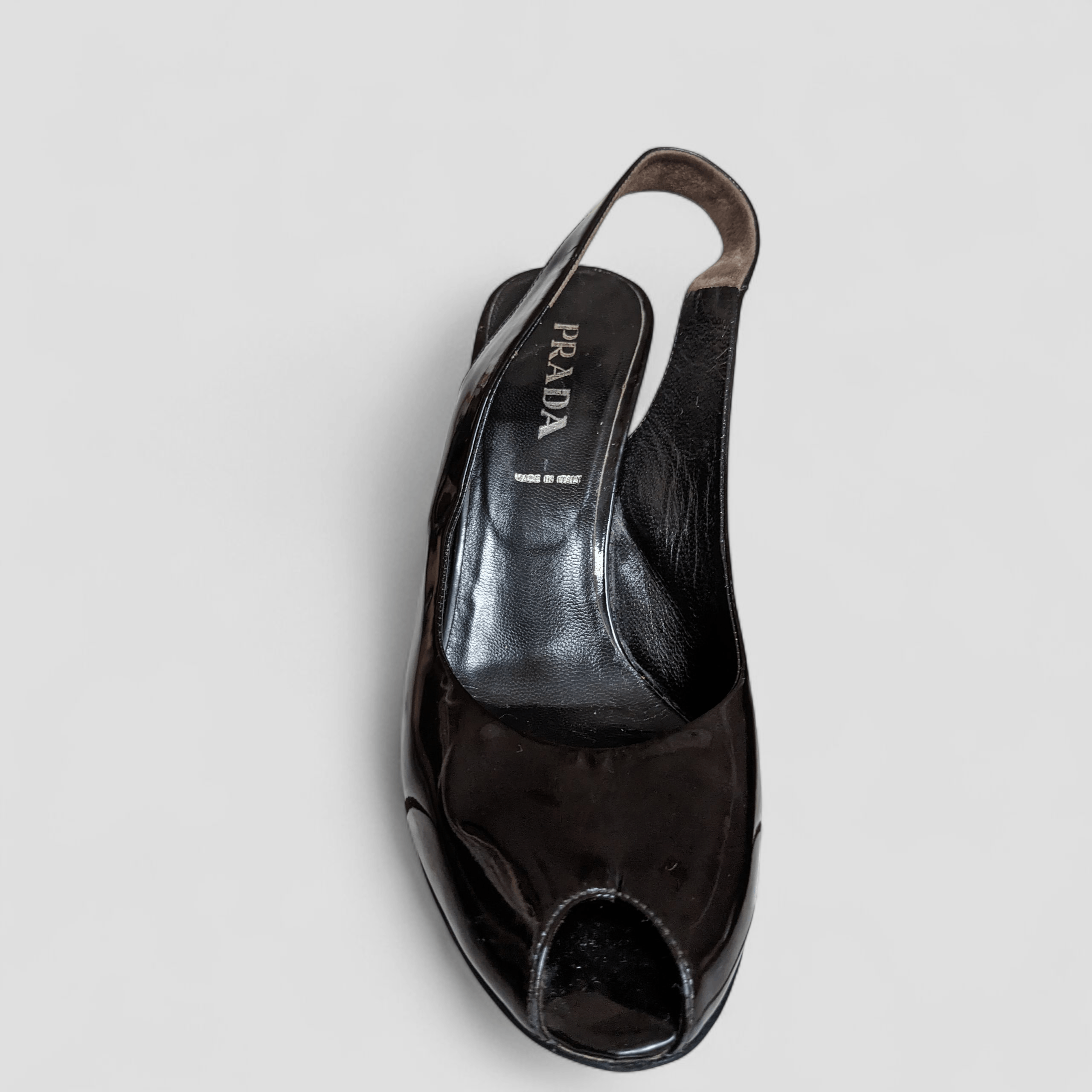 Prada Prada Women’s Slingback Wedge Heels – Size EU 36.5 Size US 6.5 / IT 36.5 - 7 Thumbnail