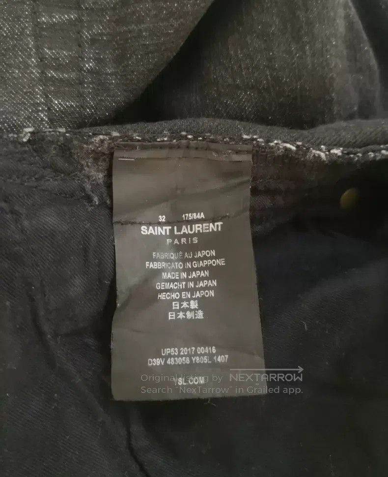 Saint Laurent Paris Saint Laurent Paris Washed denim pants i Size US 32 / EU 48 - 4 Thumbnail