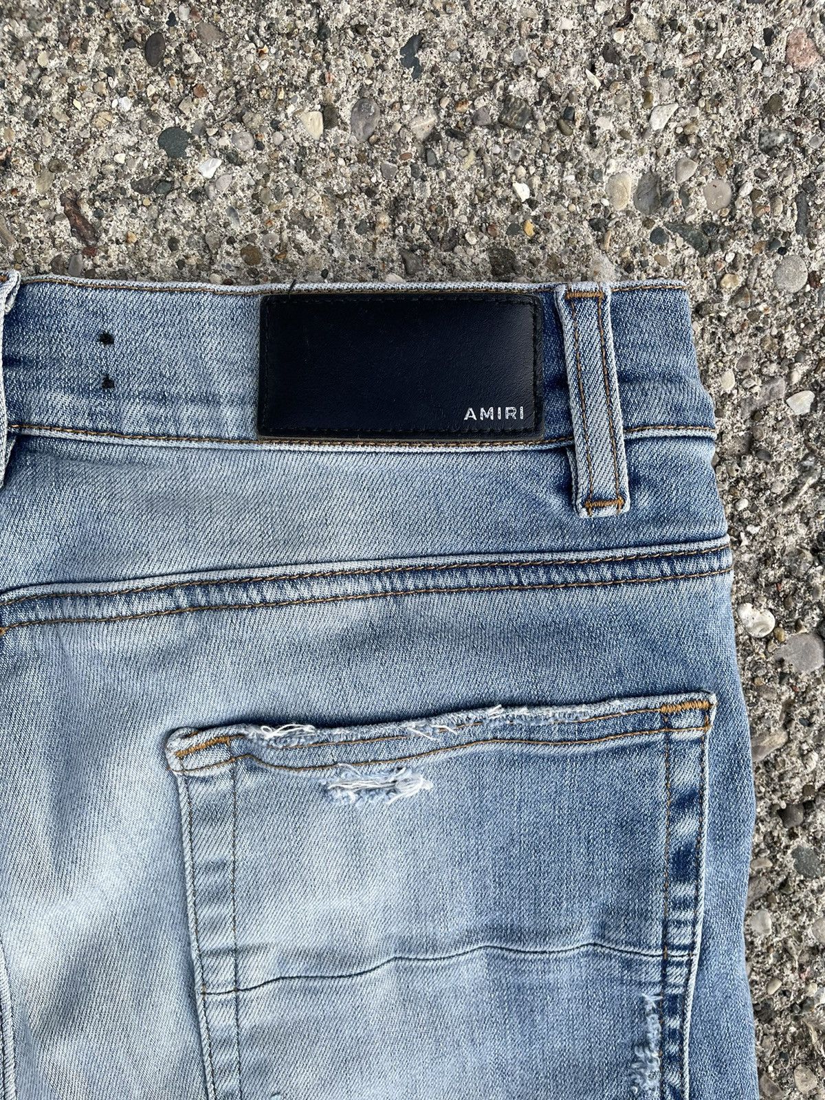 Amiri AMIRI LIGHT WASH DENIM Size US 31 - 3 Thumbnail