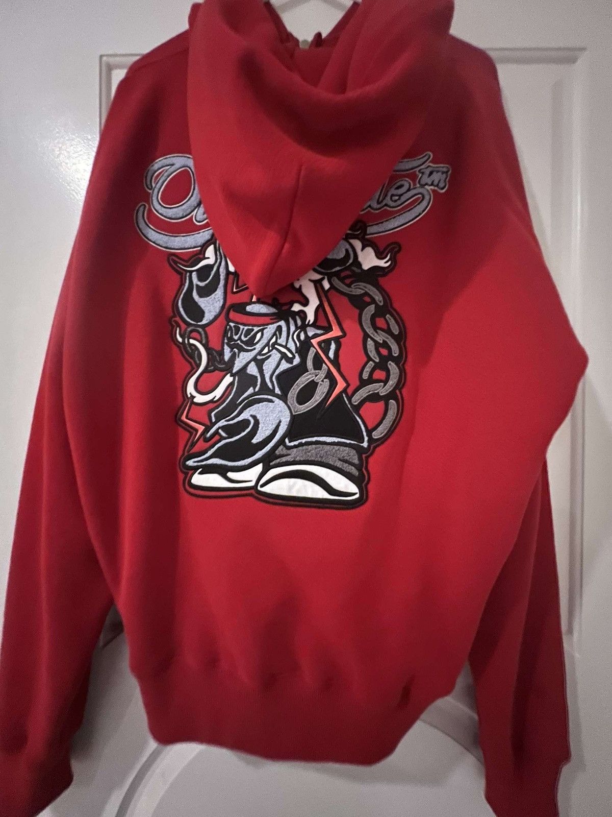 Off-White Off-White red scorpion patch hoodie Size US S / EU 44-46 / 1 - 3 Thumbnail