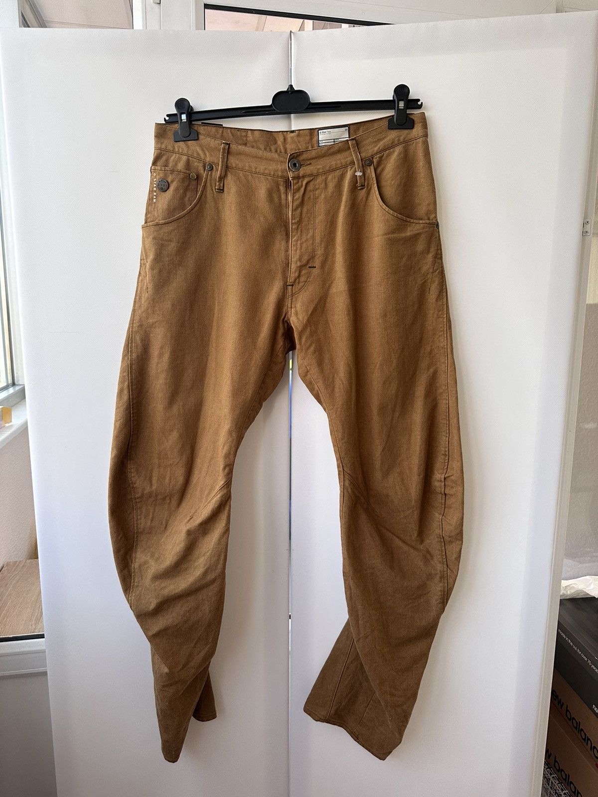 G-Star Vintage G-Star Raw denim banana jeans size 33/34 rare brown Size US 33 - 2 Thumbnail