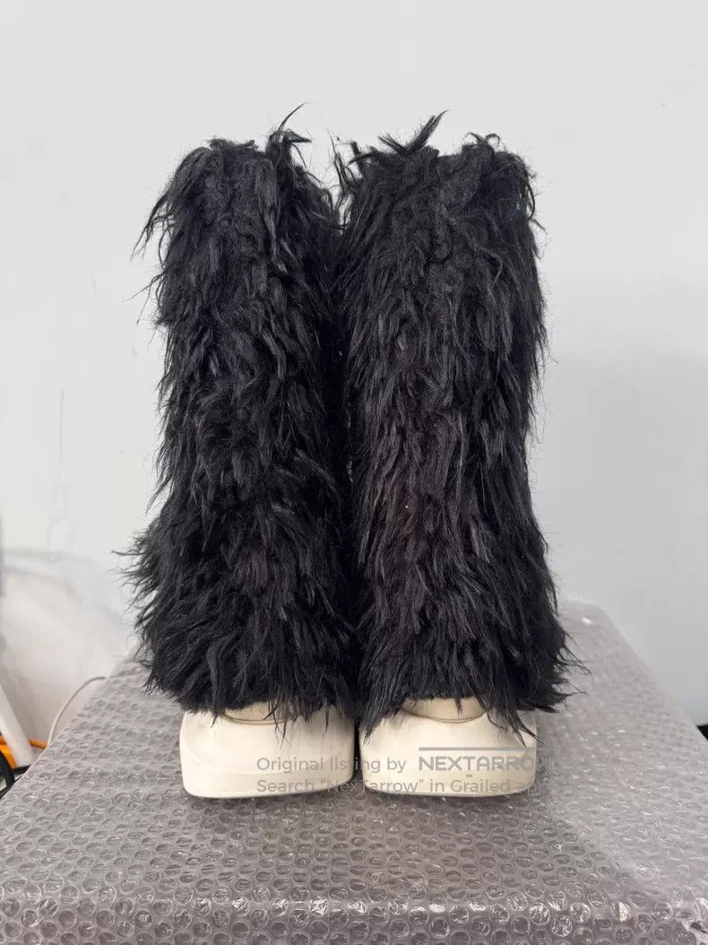 Rick Owens Rick Owens Thick Sole Furry Boots - Elephant Leg Boots Size US 7 / EU 40 - 4 Thumbnail