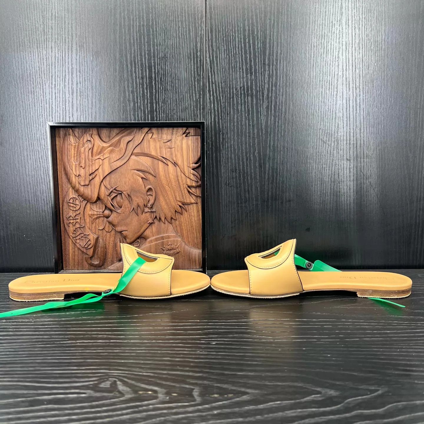 Dior Dior Pig Nose Camel Slipper 37 with box Size US 6.5 / IT 36.5 - 2 Thumbnail
