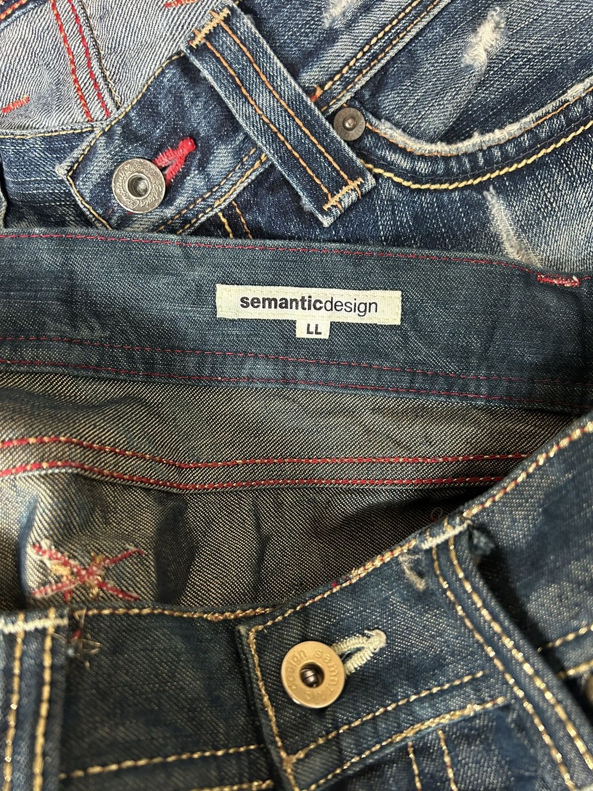 semanticdesign Y2K Semantc Design Pants Size US 34 / EU 50 - 11 Thumbnail