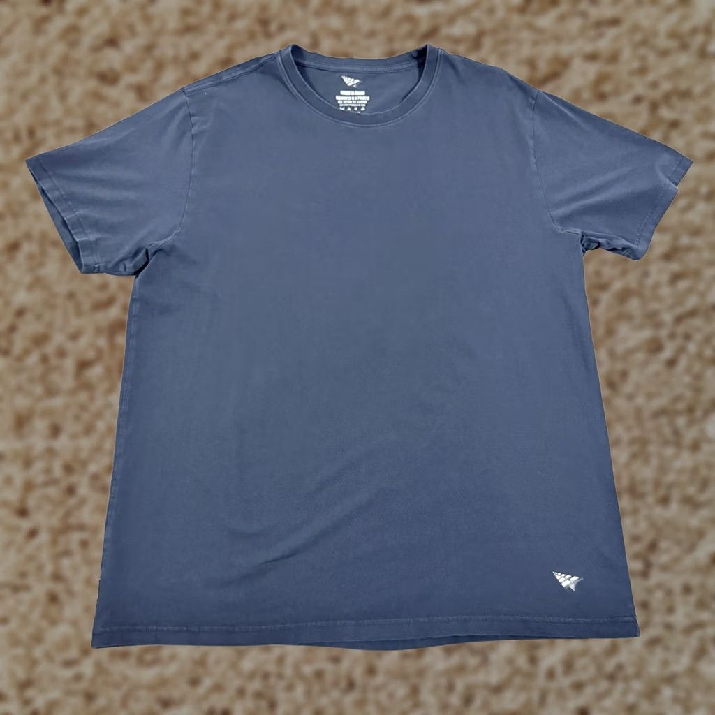 Vintage Paper Planes Greatness Is A Process Short Sleeve T-Shirt Mens Sz 2XL Navy Blue Size US XXL / EU 58 / 5 - 1 Thumbnail