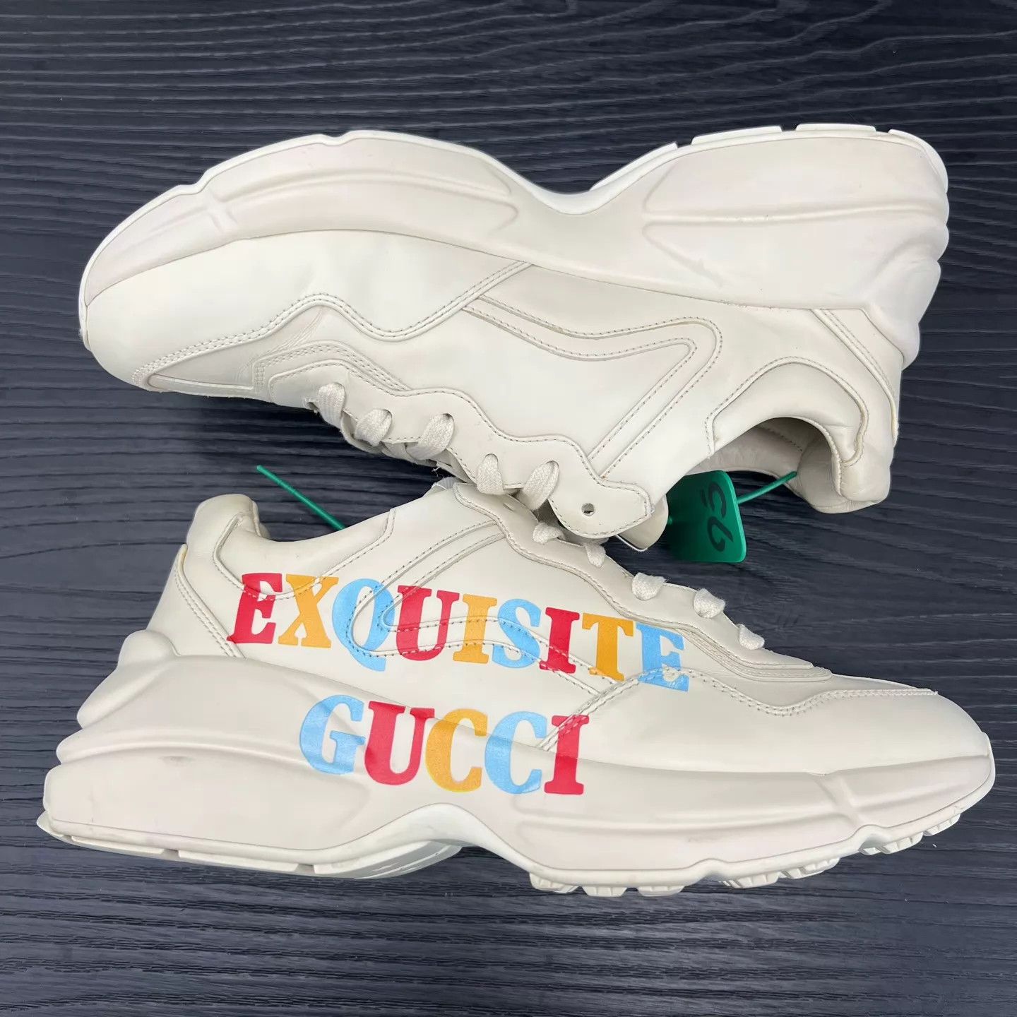 Gucci Gucci Rhyton Rainbow Slogan US7 New Size US 8 / EU 41 - 3 Thumbnail