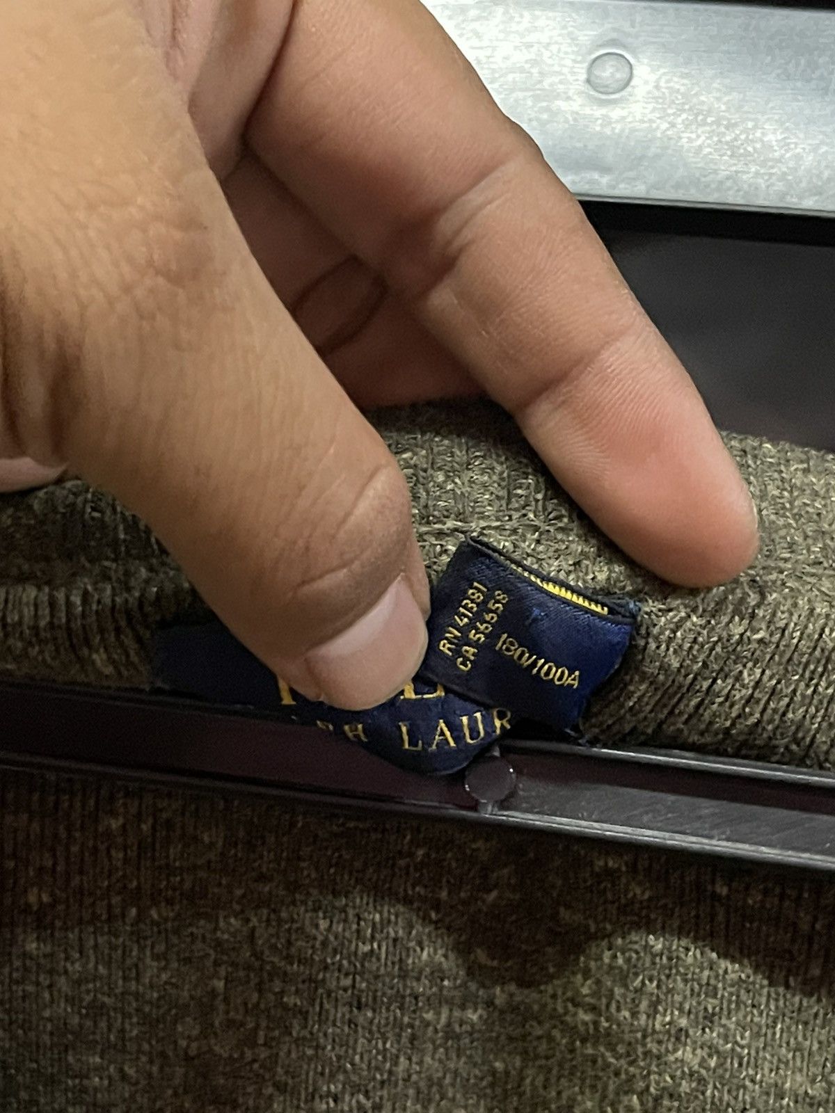 Polo Ralph Lauren Polo Ralph Lauren Dark Green Crewneck Sweater🔥🔥🔥 Size US L / EU 52-54 / 3 - 4 Thumbnail