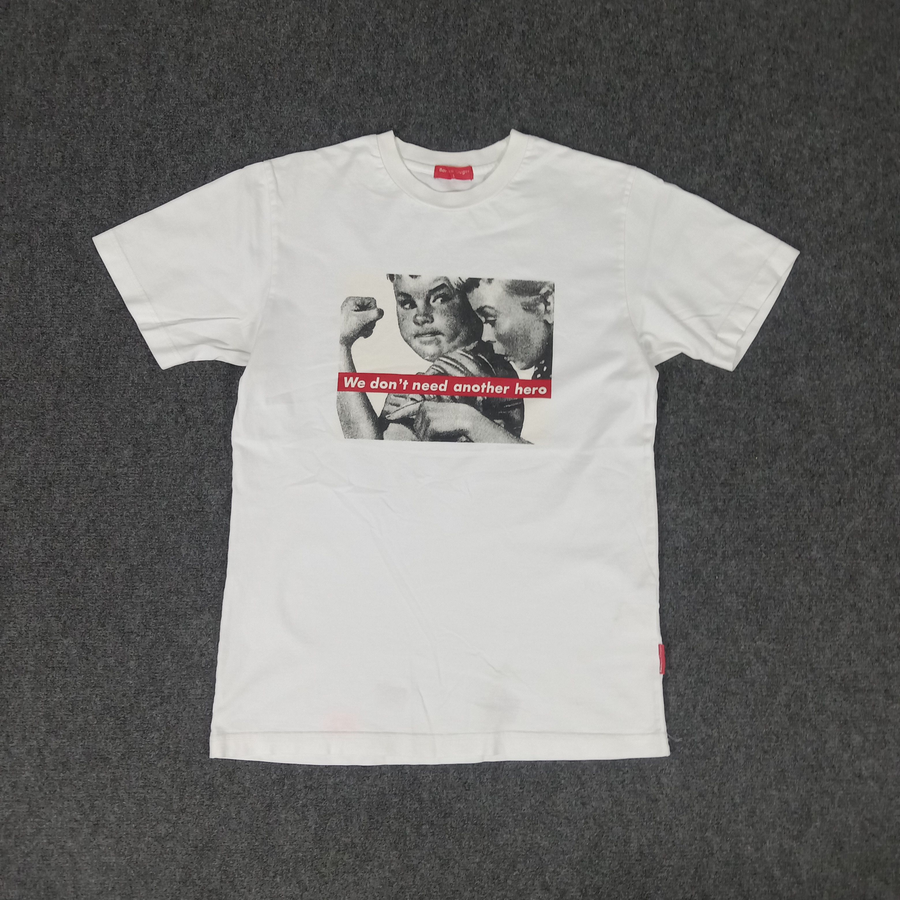 Barbara Kruger × Japanese Brand × Vintage Barbara Kruger We Don't Need Another Hero Tshirt Size US M / EU 48-50 / 2 - 1 Thumbnail