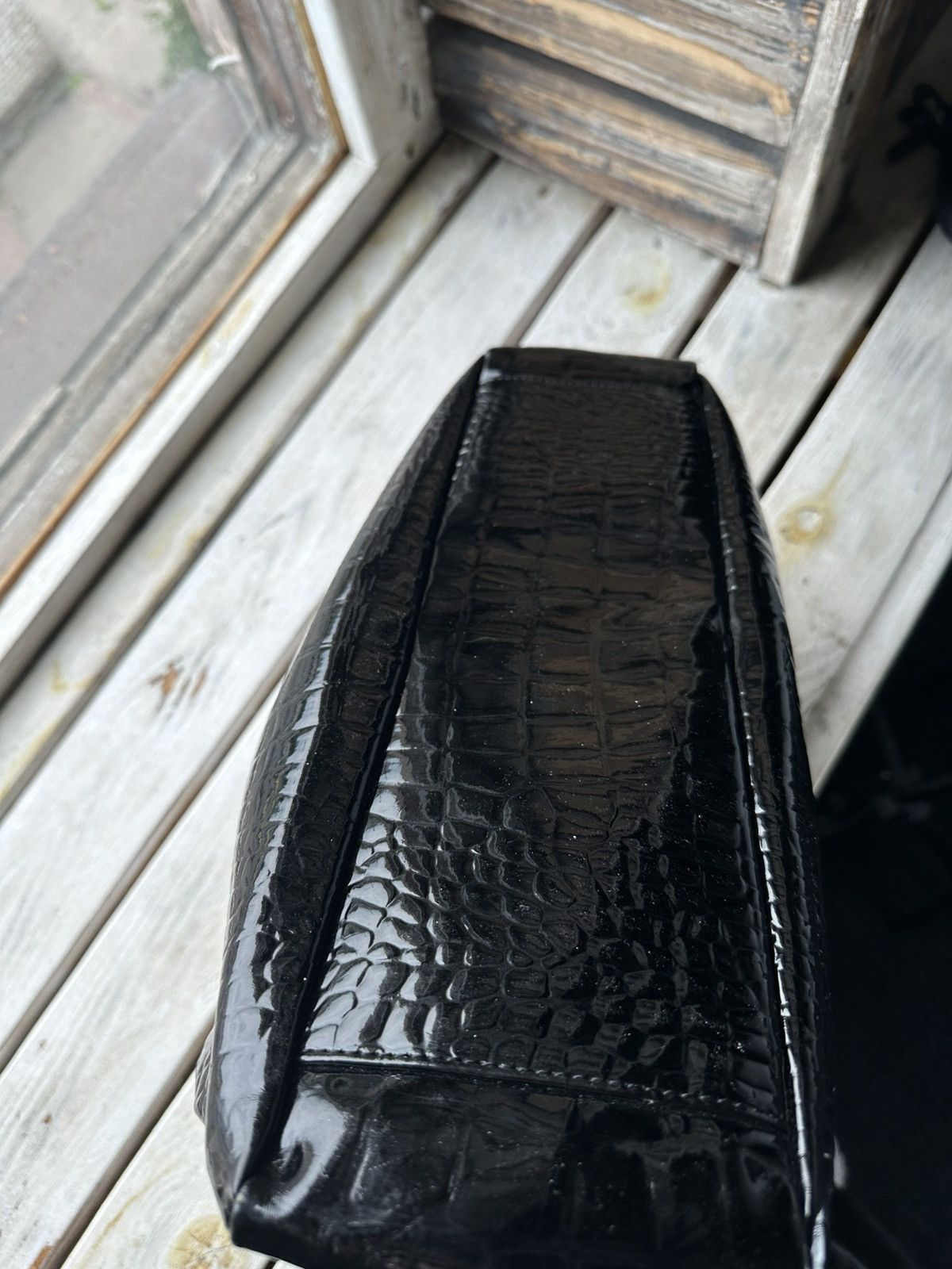 Armani 🚨ARMANI JEANS TOTE BAG VINTAGE BLACK LOGO Size ONE SIZE - 7 Thumbnail