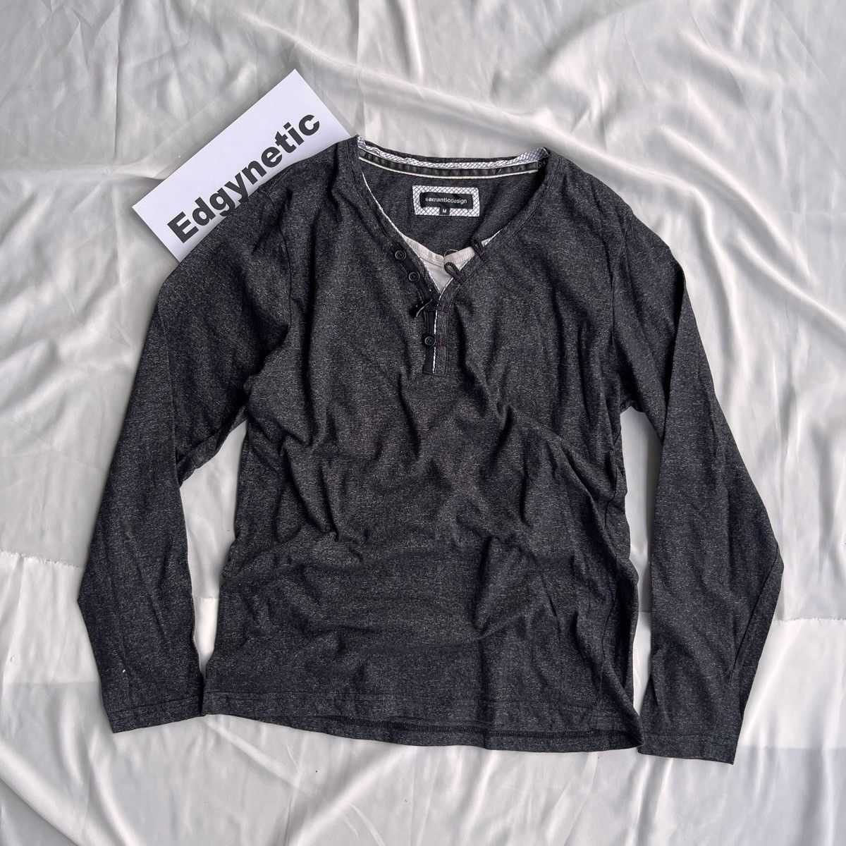 semanticdesign Semanticdesign Double Layer Longsleeve Size US M / EU 48-50 / 2 - 1 Thumbnail