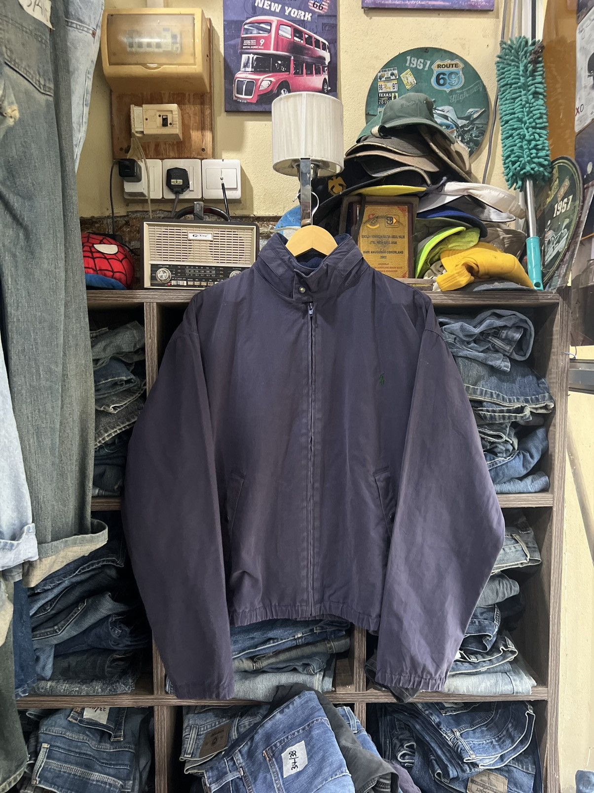 Polo Ralph Lauren 🔥Vintage Polo Ralph Lauren Zipper Jacket Size US L / EU 52-54 / 3 - 1 Thumbnail