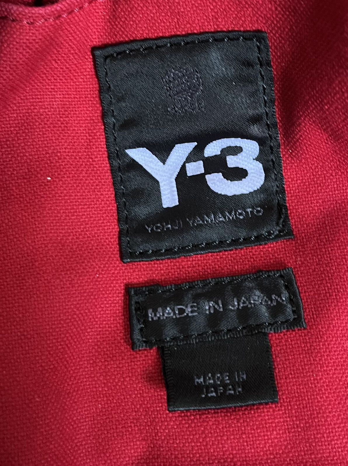 Yohji Yamamoto Yohji yamamoto y-3 japanese ads printed drawstring bag Size ONE SIZE - 3 Thumbnail