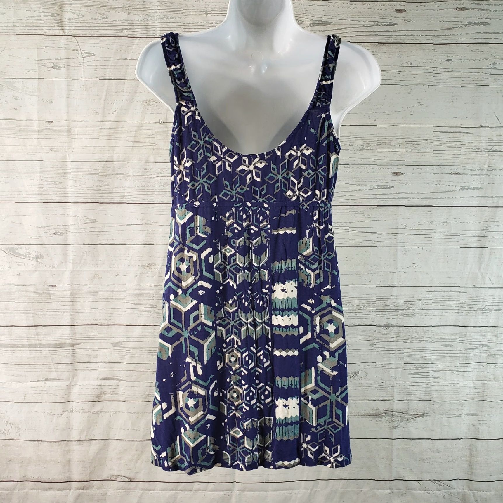 Vintage Cabi Tank Top Womens V-Neck Size S Gray Blue Sleeveless Shirt Womens 90s? Size S / US 4 / IT 40 - 4 Thumbnail