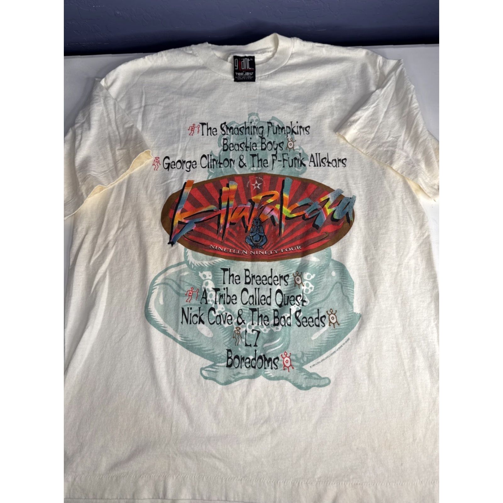 Vintage VINTAGE Beastie Boys Lollapalooza 1994 T Shirt Single 