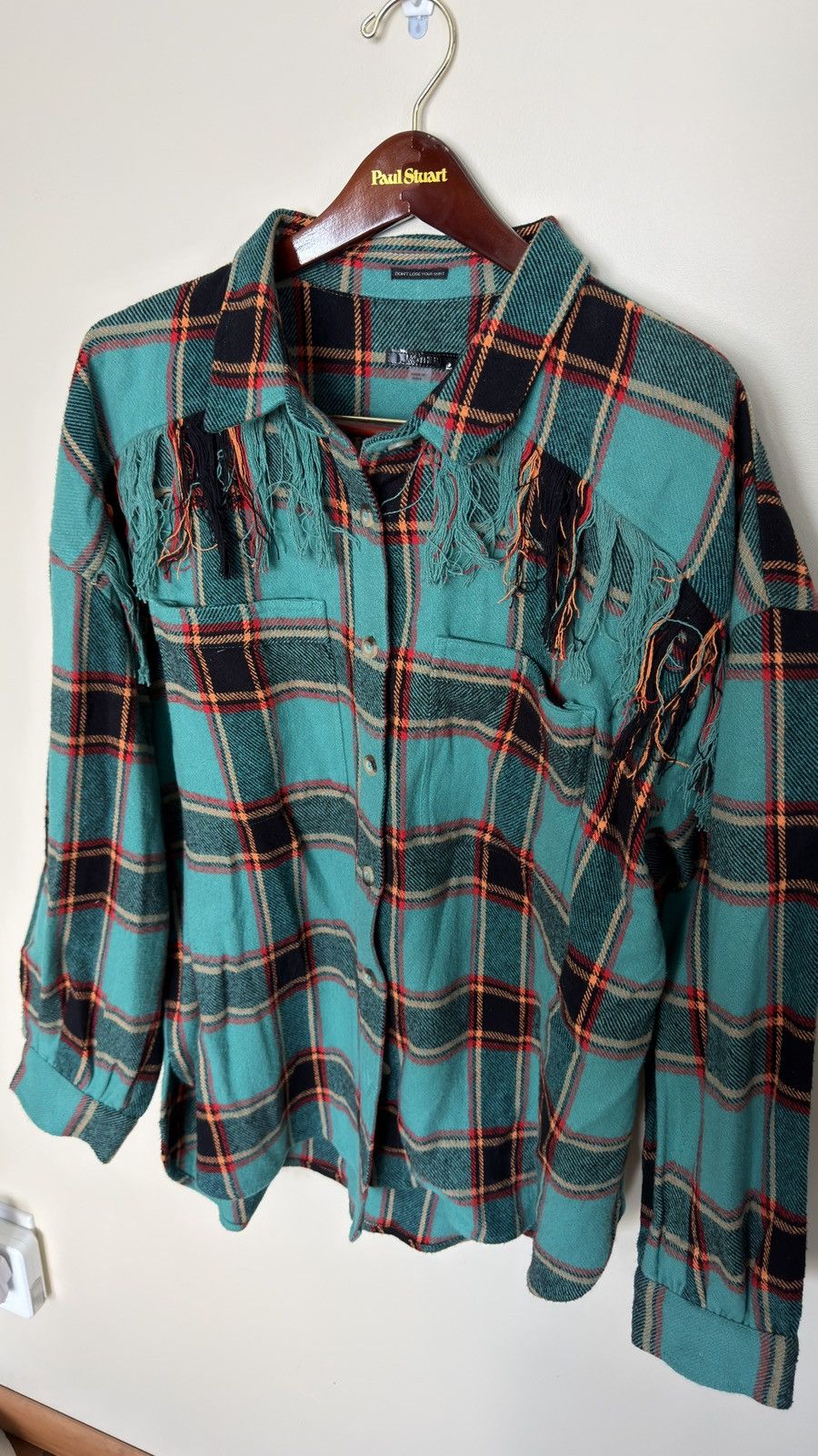 MOTHER Fringe Benefits Western Plaid Size US XL / EU 56 / 4 - 8 Thumbnail