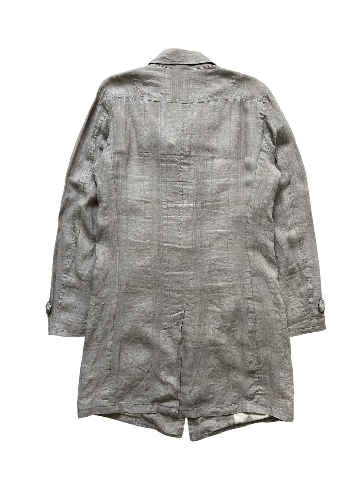 Tornado Mart 2000s Tornado Mart Cotton Linen Long Coat Size US S / EU 44-46 / 1 - 2 Thumbnail