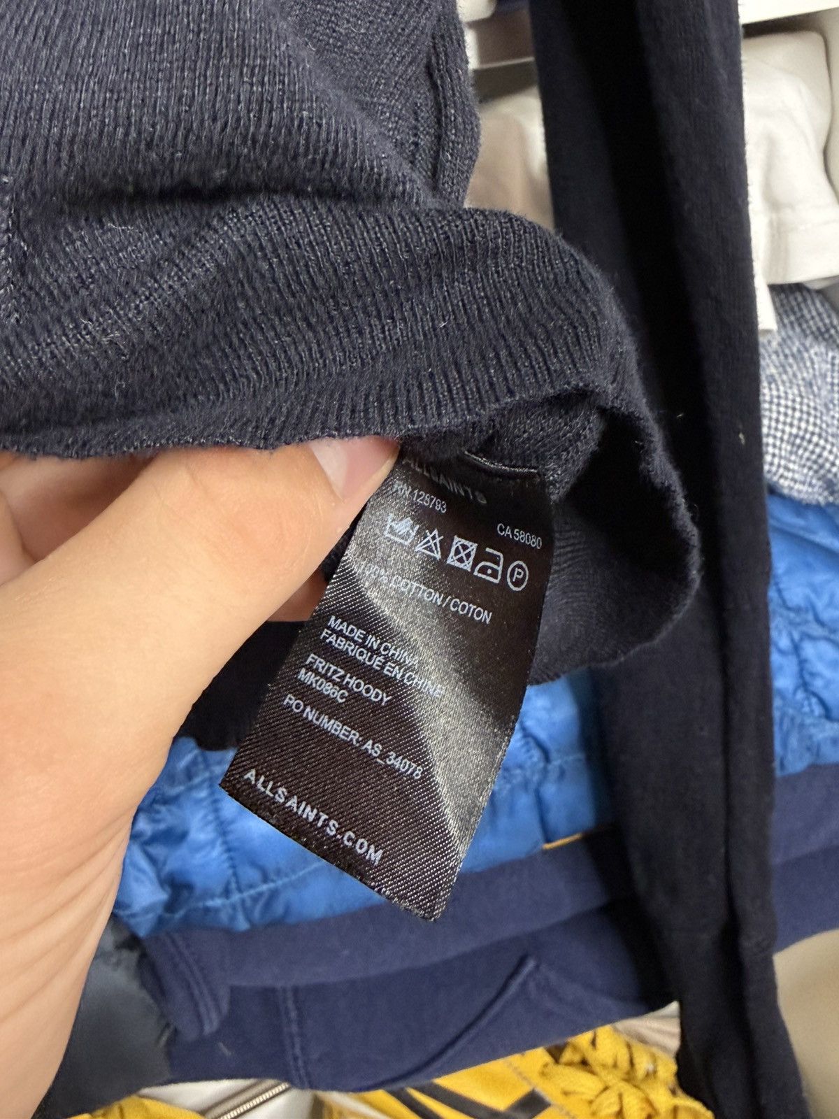 Allsaints Allsaints Luxury Zip Hoodie size L Size US L / EU 52-54 / 3 - 7 Thumbnail
