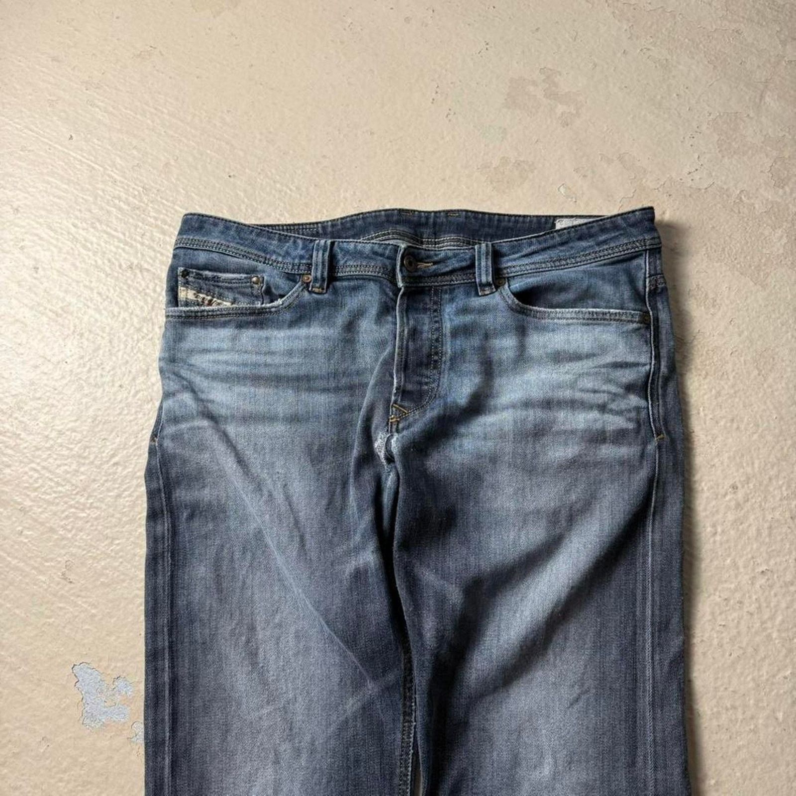 Diesel Diesel Viker 36x31 Men's Faded Distressed Bootcut Jeans Size US 36 / EU 52 - 3 Thumbnail