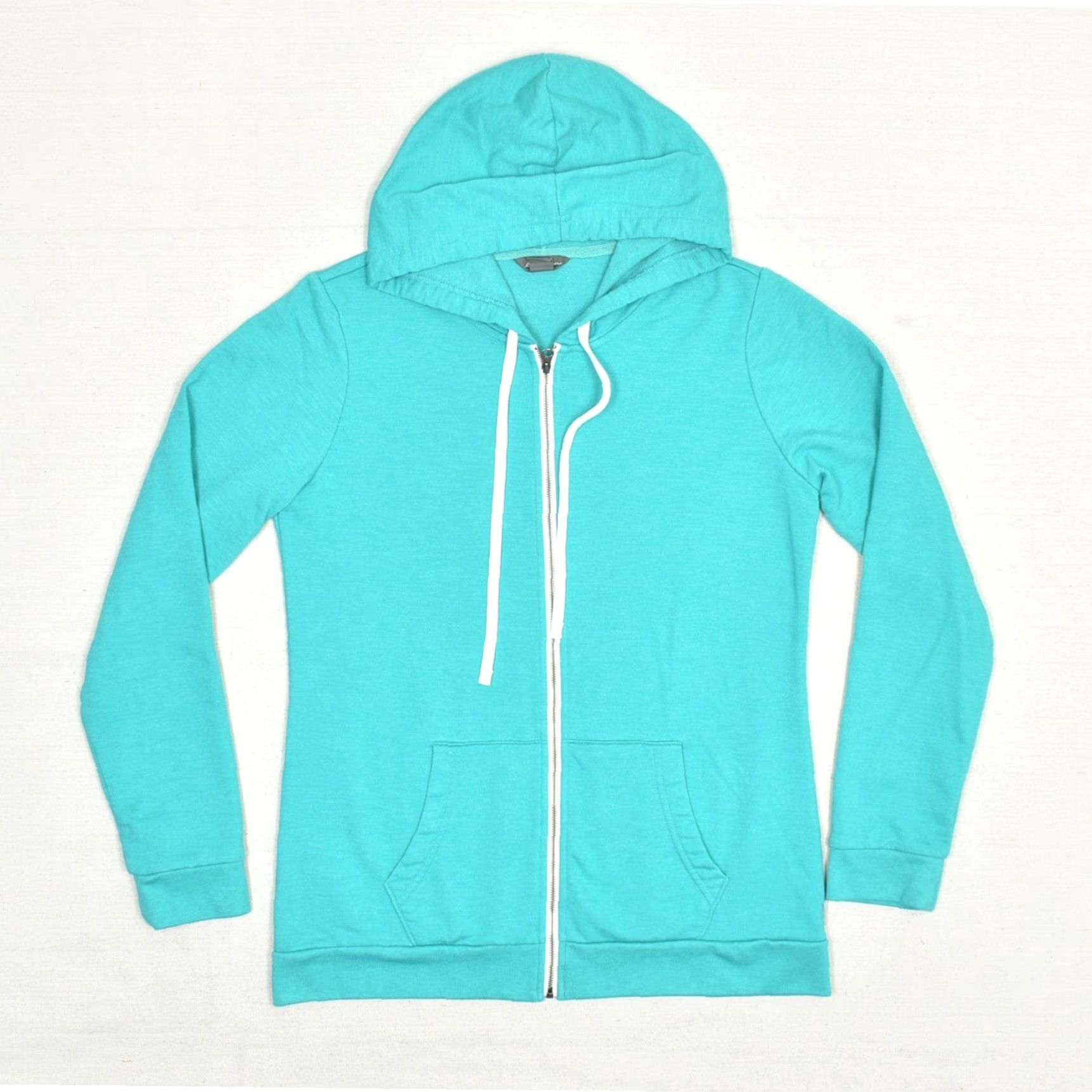 Eddie Bauer Eddie Bauer Women's Cotton Blend Green Full Zip Hooded Solid Basic Jacket S Size S / US 4 / IT 40 - 2 Thumbnail