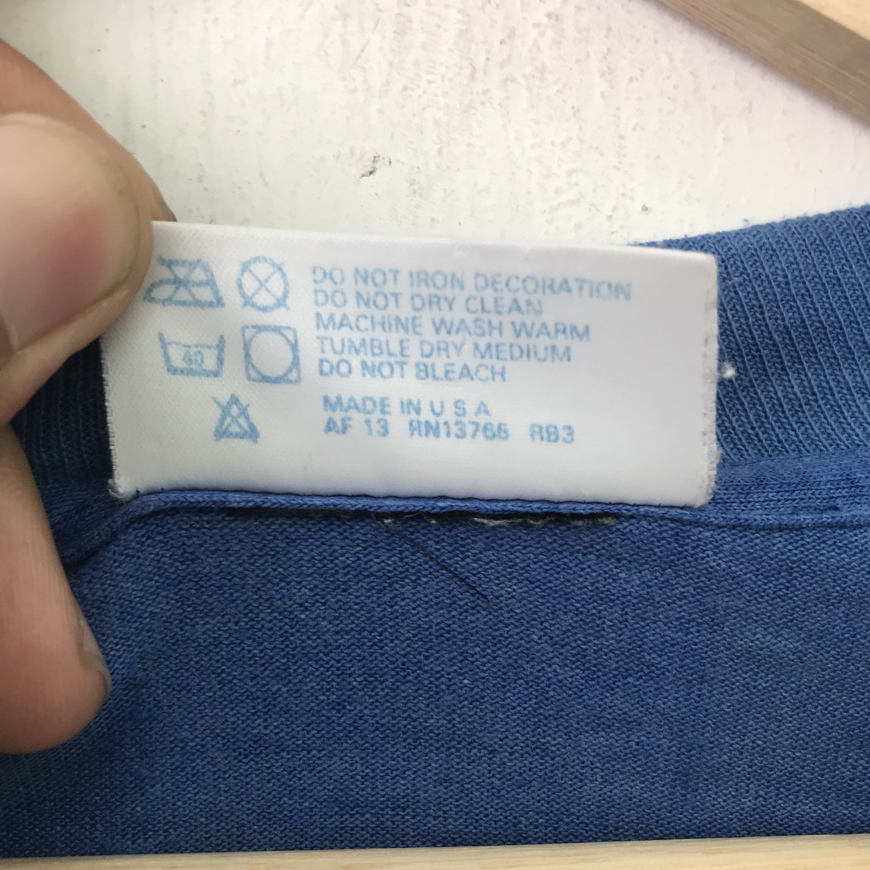 Reebok Vintage 80's Reebok England Blue Tshirt Small - 310 Size US S / EU 44-46 / 1 - 10 Thumbnail