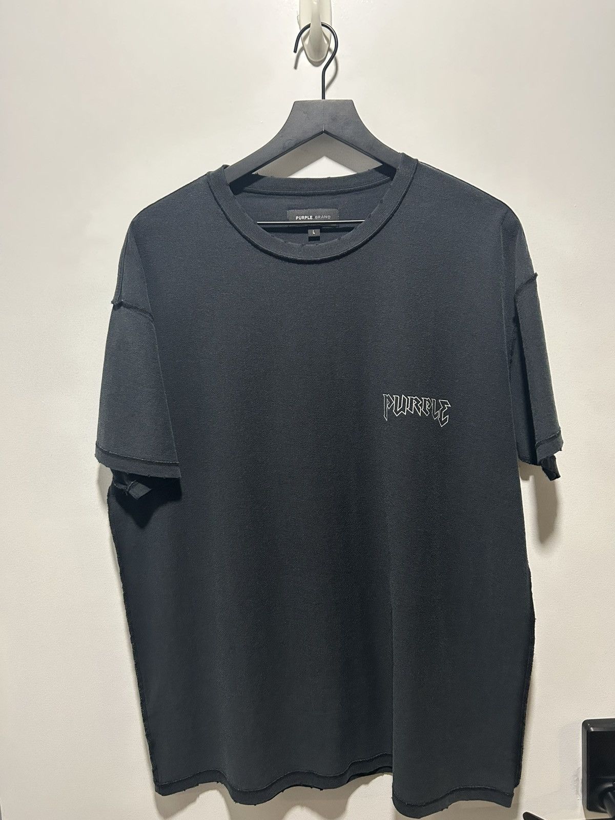 Purple Brand Purple Brand Tour Textured Inside Out Tee Size US L / EU 52-54 / 3 - 1 Thumbnail