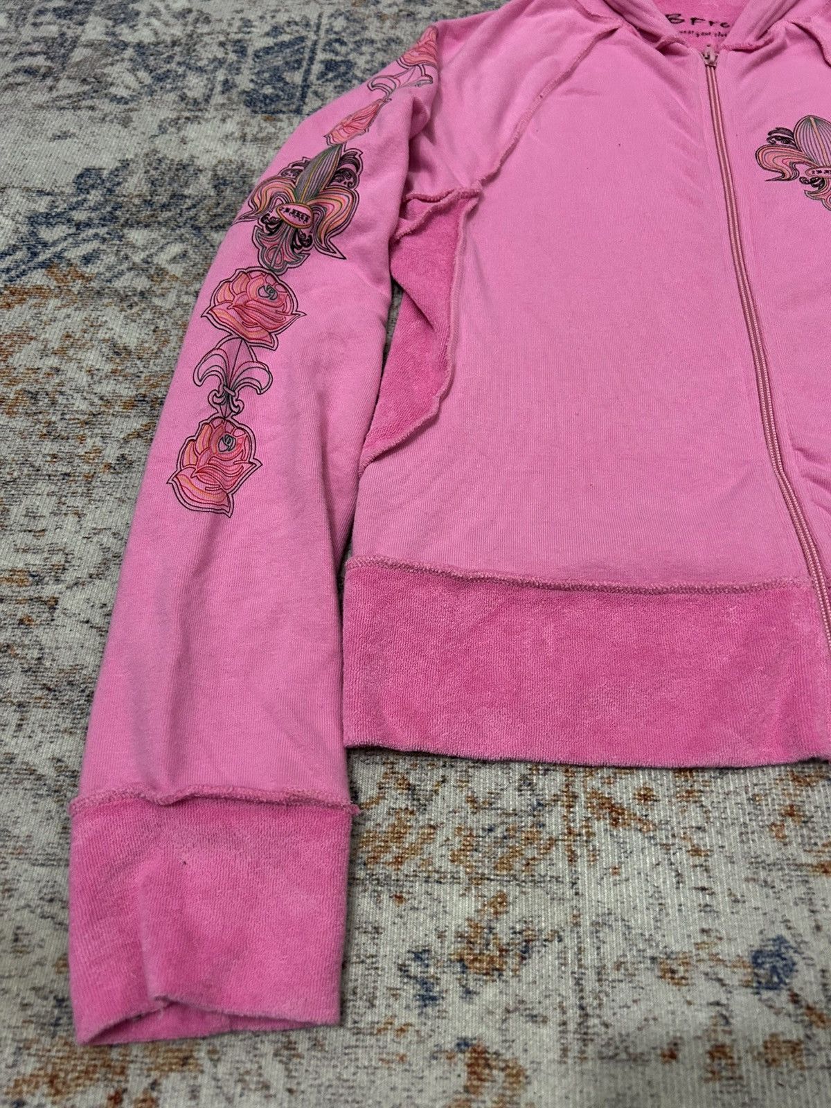 If Six Was Nine 2B Free Cross Flowers Zip Hoodie Size US XS / EU 42 / 0 - 7 Thumbnail