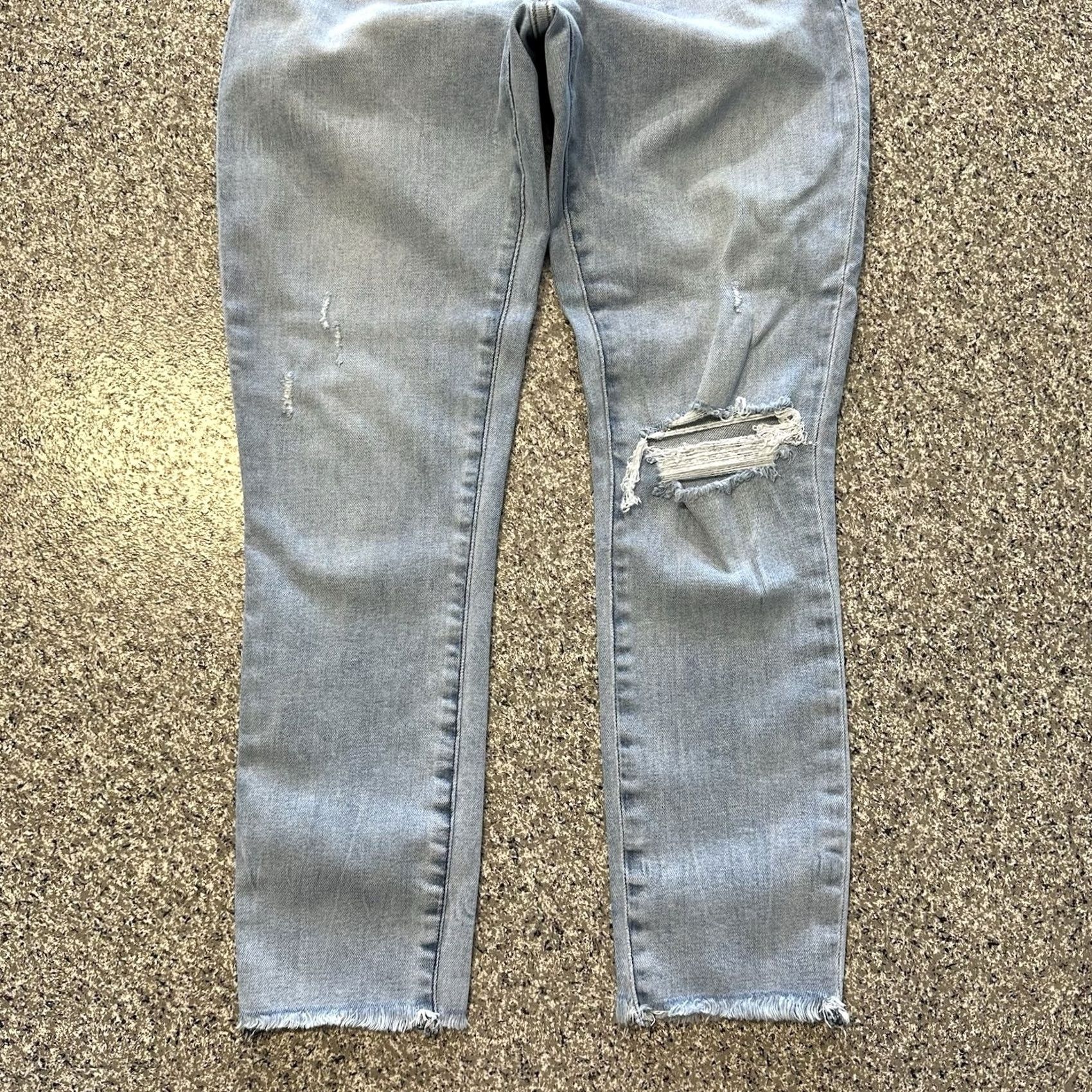 Abercrombie & Fitch Abercrombie & Fitch Jeans Womens 2 26x25 Super Skinny High Rise Distressed Denim 5-Pocket Size 26" / US 2 / IT 38 - 3 Thumbnail
