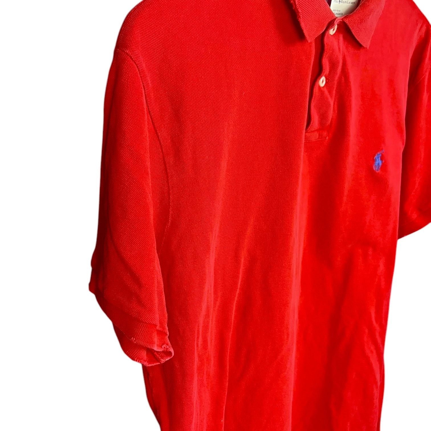 Polo Ralph Lauren NWT Men's Polo by Ralph Lauren Distressed Polo Shirt - XL Size US XL / EU 56 / 4 - 6 Thumbnail