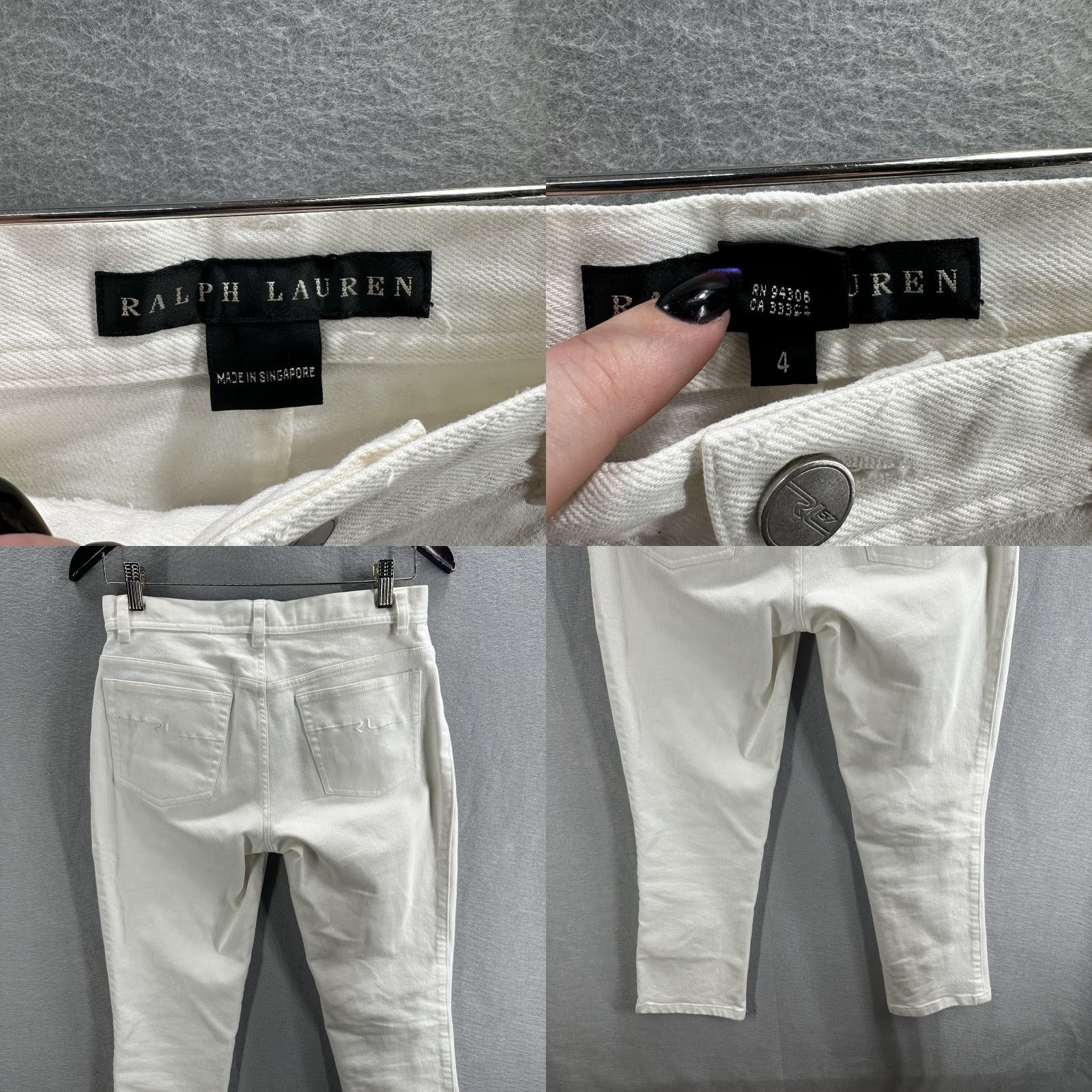 Ralph Lauren Ralph Lauren Black Label Denim Jeans Womens 4 Straight Leg Preppy Quiet Luxury Shirt Adults Black Denim Jeans Size 27" / US 4 / IT 40 - 8 Thumbnail