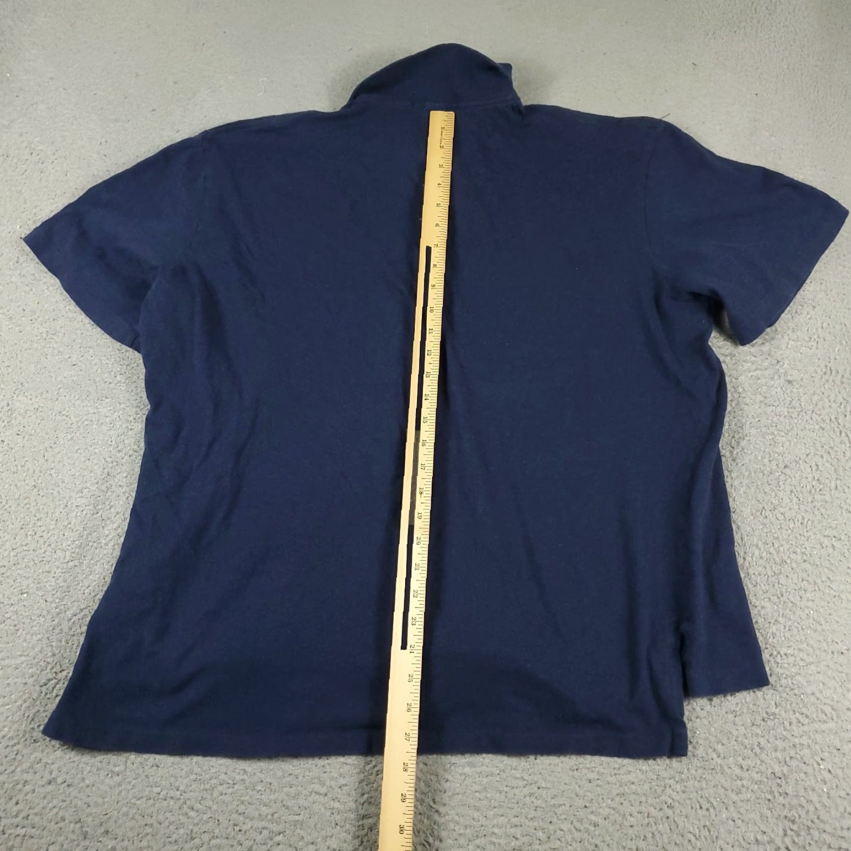 Ralph Lauren RALPH LAUREN Polo Shirt Mens 2XL Blue Pony Short Sleeve Button- collar Cotton Solid Modern Preppy Sports Mens Size US XXL / EU 58 / 5 - 4 Thumbnail