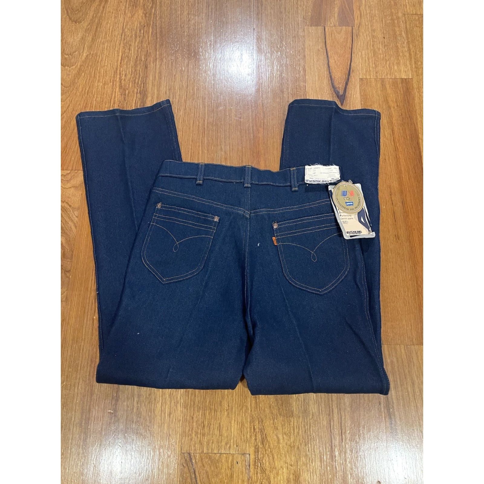 Levi's VINTAGE Levi's Jeans Mens 34x32 Flared Orange Tab Deadstock 1981 Jeans Mens Regular 34x32 Orange Flared 80s American Mens Size US 34 / EU 50 - 2 Thumbnail
