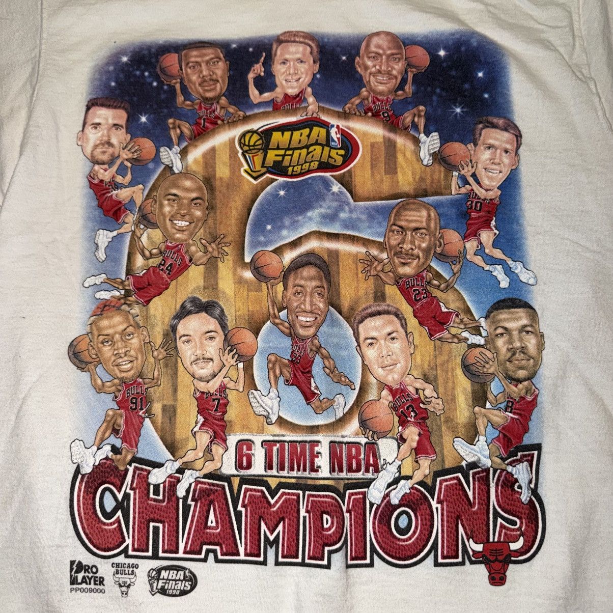 Pro Player Vintage 1998 Chicago Bulls NBA Finals Pro Player Tee Size US M / EU 48-50 / 2 - 4 Thumbnail