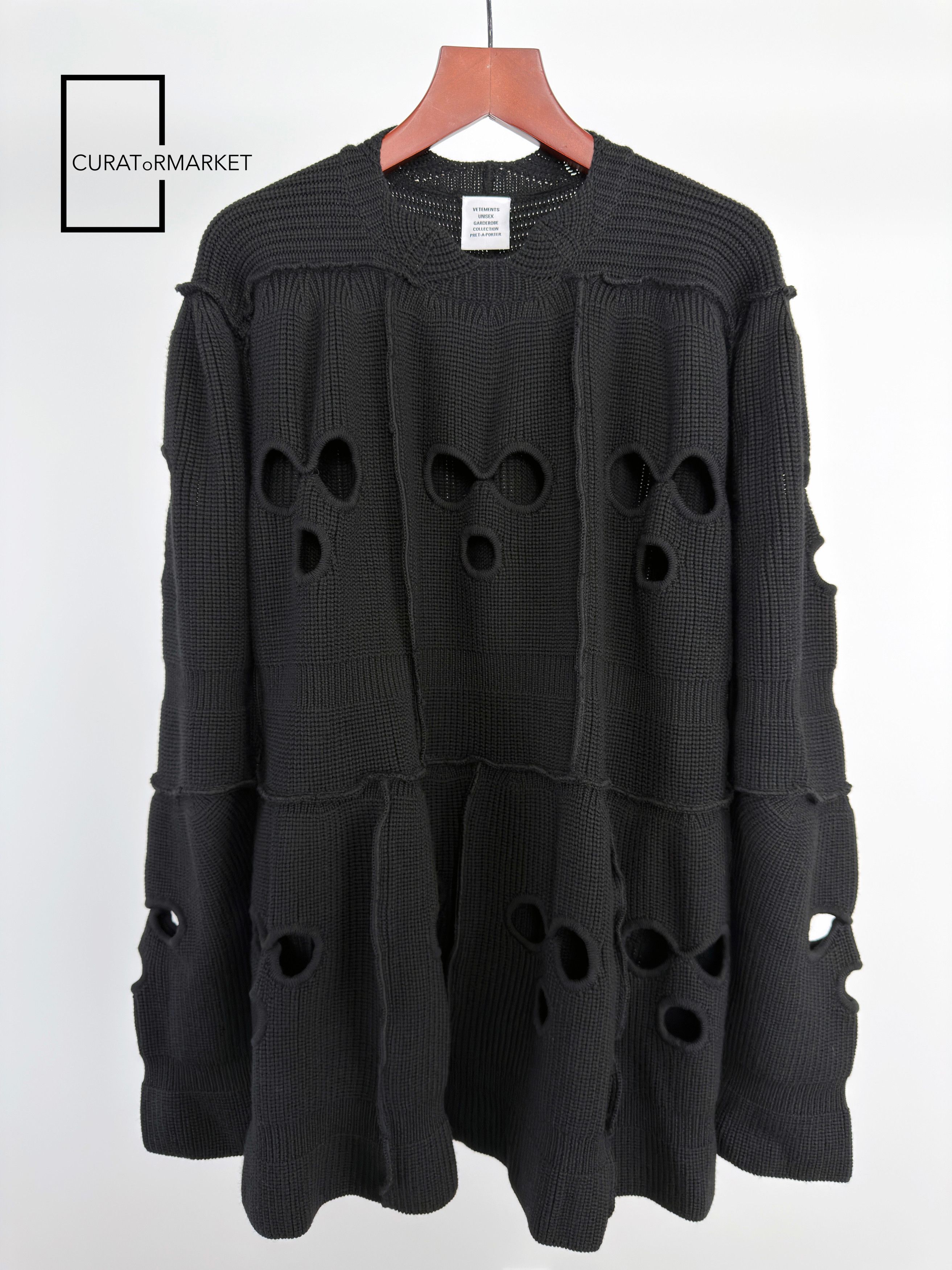 Vetements S Wool Multi Stitch Ski Mask Shiesty Balaclava Sweater FW25 Size US S / EU 44-46 / 1 - 2 Thumbnail