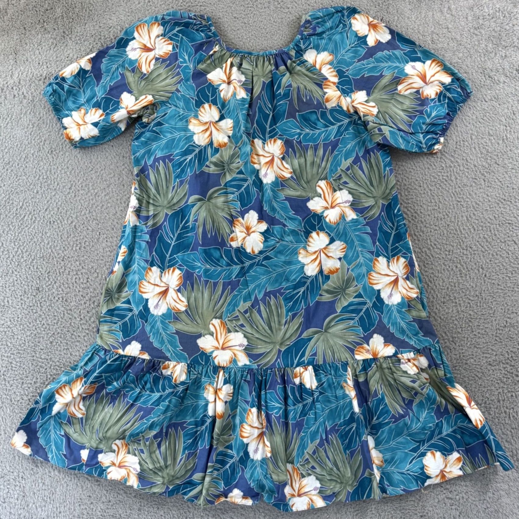 Hilo Hattie VINTAGE Hilo Hattie Dress Womens XL Muumuu Kaftan Midi Floral Luau USA Size XL / US 12-14 / IT 48-50 - 7 Thumbnail