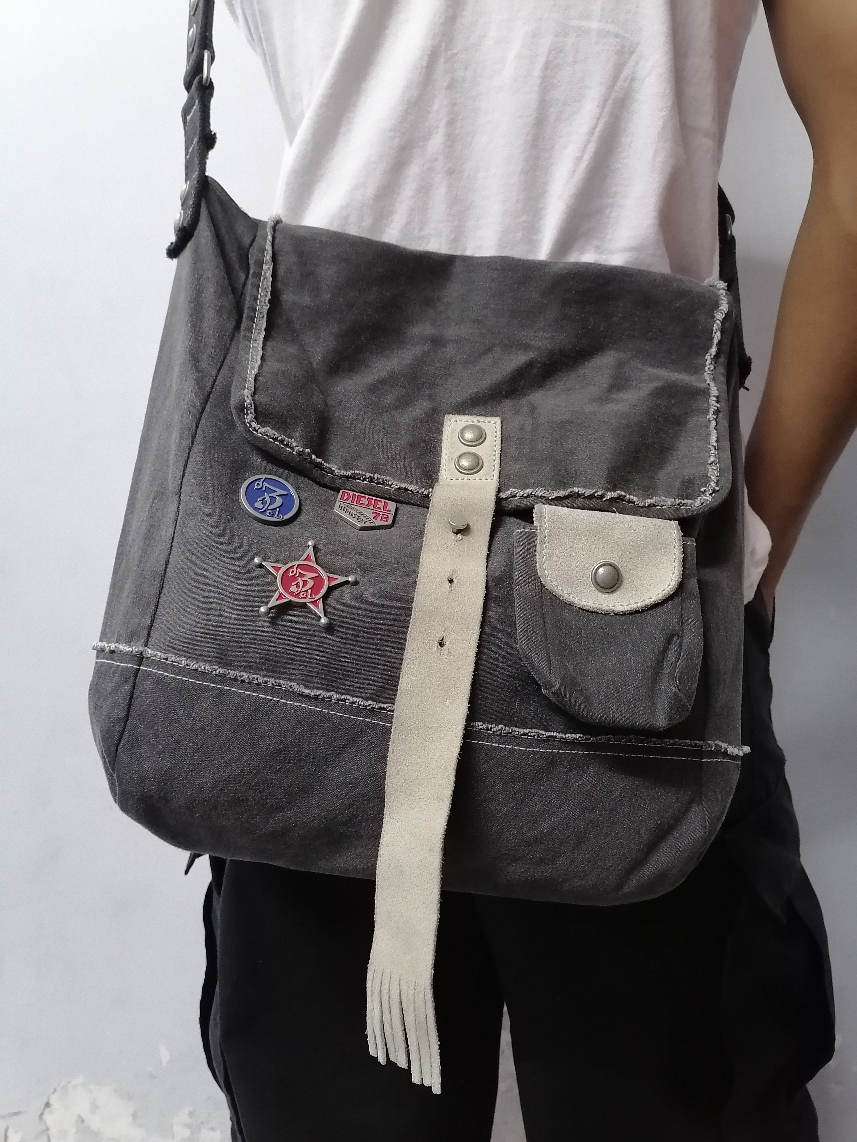 Diesel Diesel Industry Canvas Crossbody Bag Size ONE SIZE - 3 Thumbnail