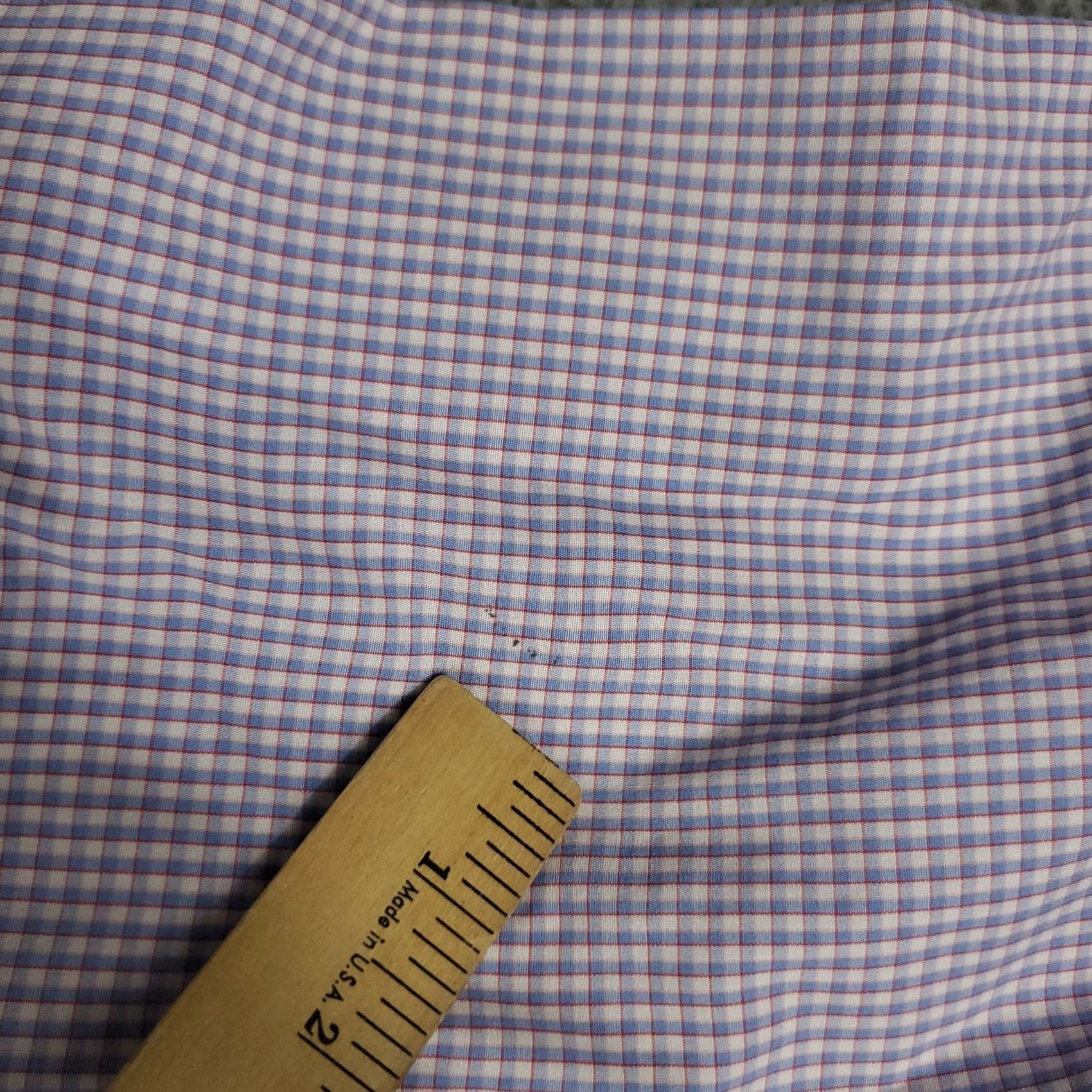 Brooks Brothers Brooks Brothers Shirt Mens 16.5 Blue Red Dress Button Up Long Sleeve Pattern Check Casual Business Formal Size 46R - 4 Thumbnail