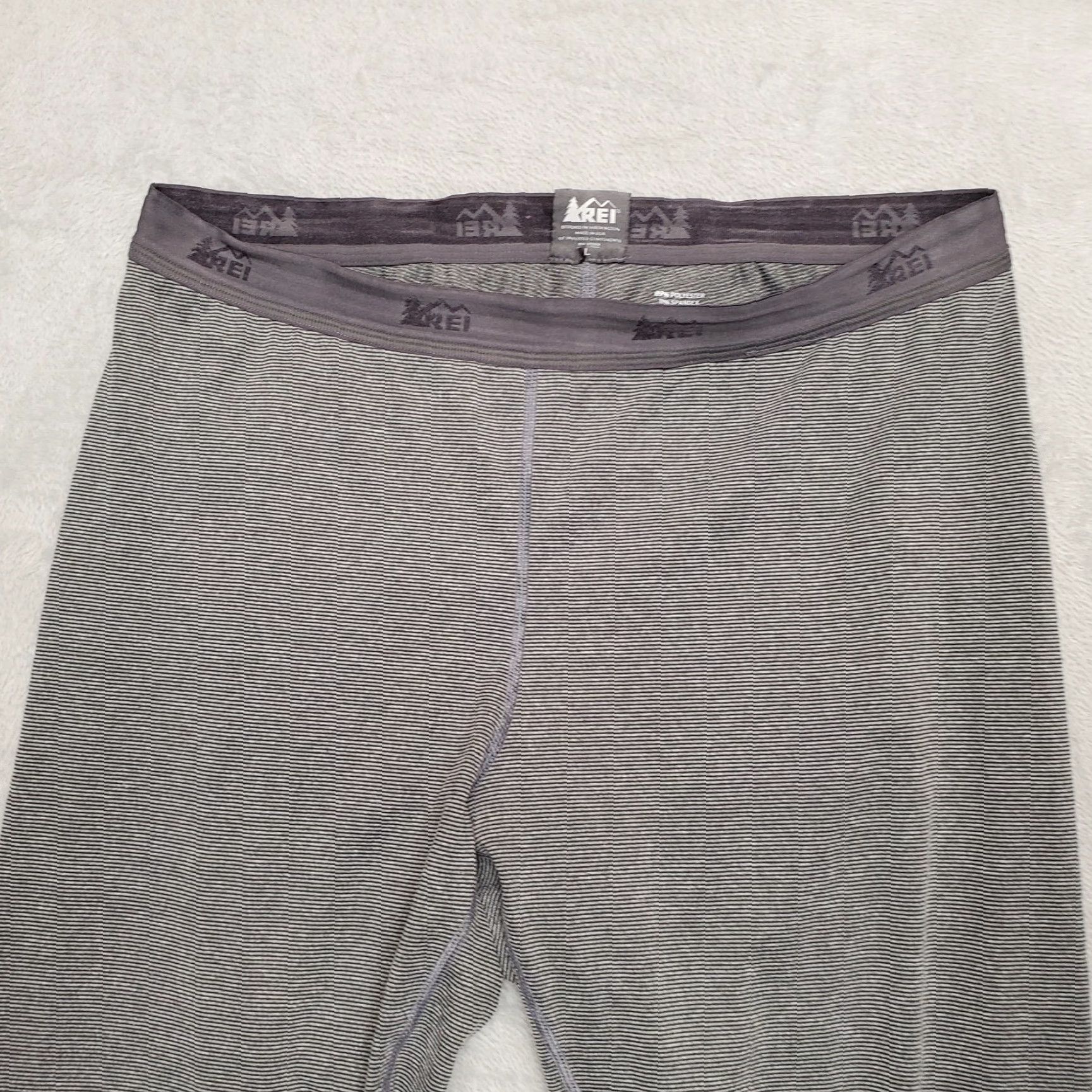 Vintage REI Pants Womens L Gray Lightweight Performance Stretch Sweat Athleisure Size 36" / US 14 / IT 50 - 2 Thumbnail