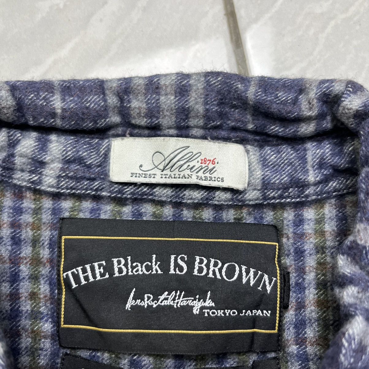 Blue Blue Japan The black is brown albini best cotton flannel shirt Size US M / EU 48-50 / 2 - 6 Thumbnail
