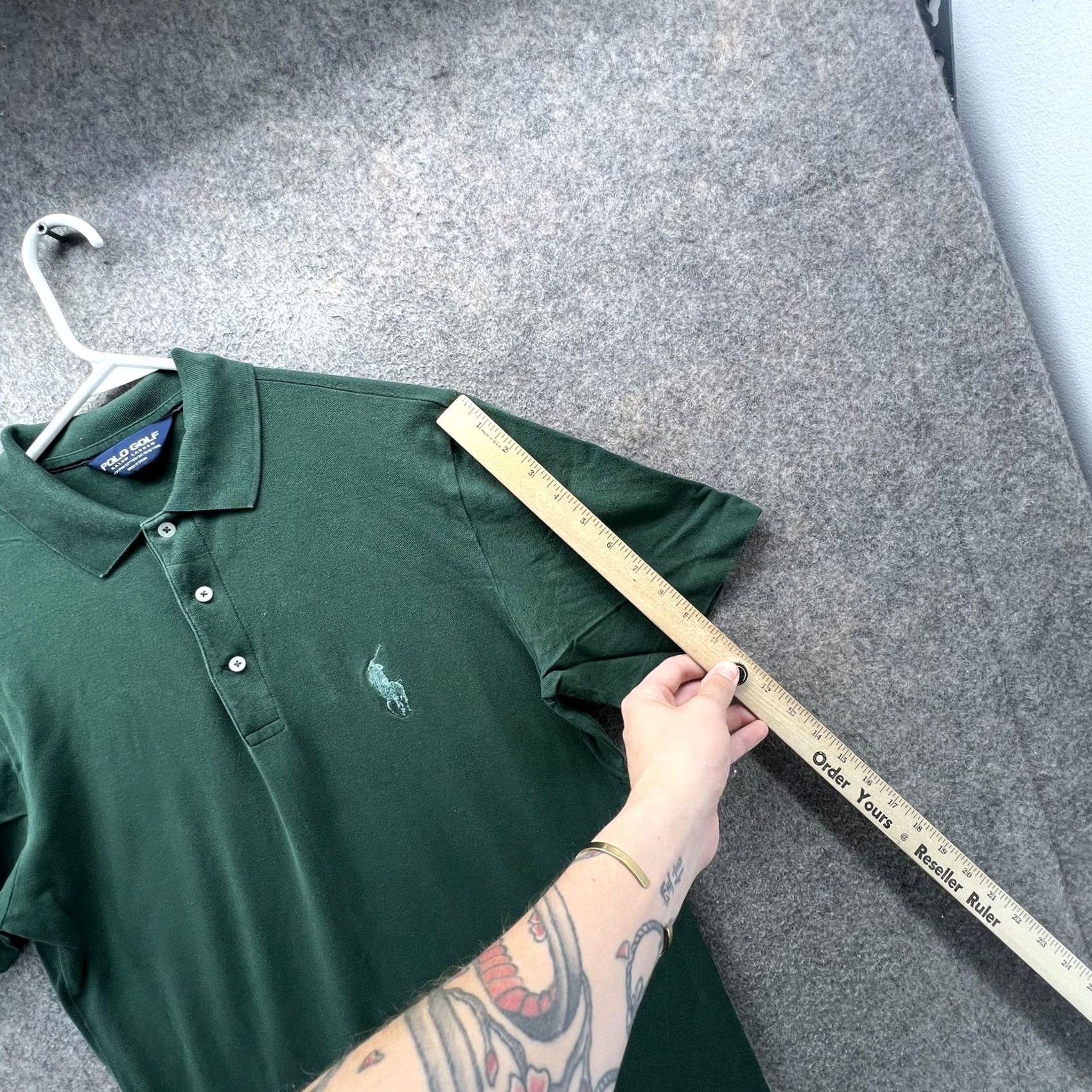 Polo Ralph Lauren Polo Ralph Lauren Polo Shirt Mens M Green Solid Pony Logo Golf Casual Polo Golf Ralph Lauren Polo Shirt Mens Medium Green Solid Pony Logo Golf Casual Size US M / EU 48-50 / 2 - 2 Thumbnail
