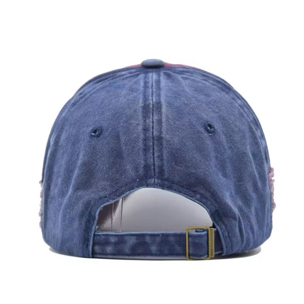 Vintage Letter Embroidery Baseball Cap Size ONE SIZE - 4 Thumbnail