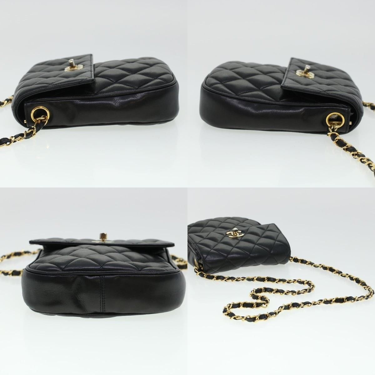 Chanel Chanel Matelasse Turn Lock Chain Shoulder Bag Size ONE SIZE - 3 Thumbnail