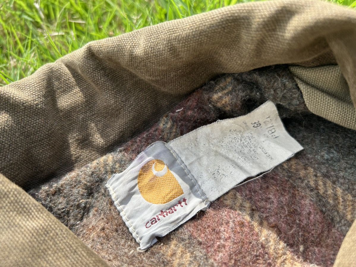 Carhartt × Vintage Vintage Carhartt Jacket Chore Blanket Lined Canvas Duck Size US XL / EU 56 / 4 - 3 Thumbnail