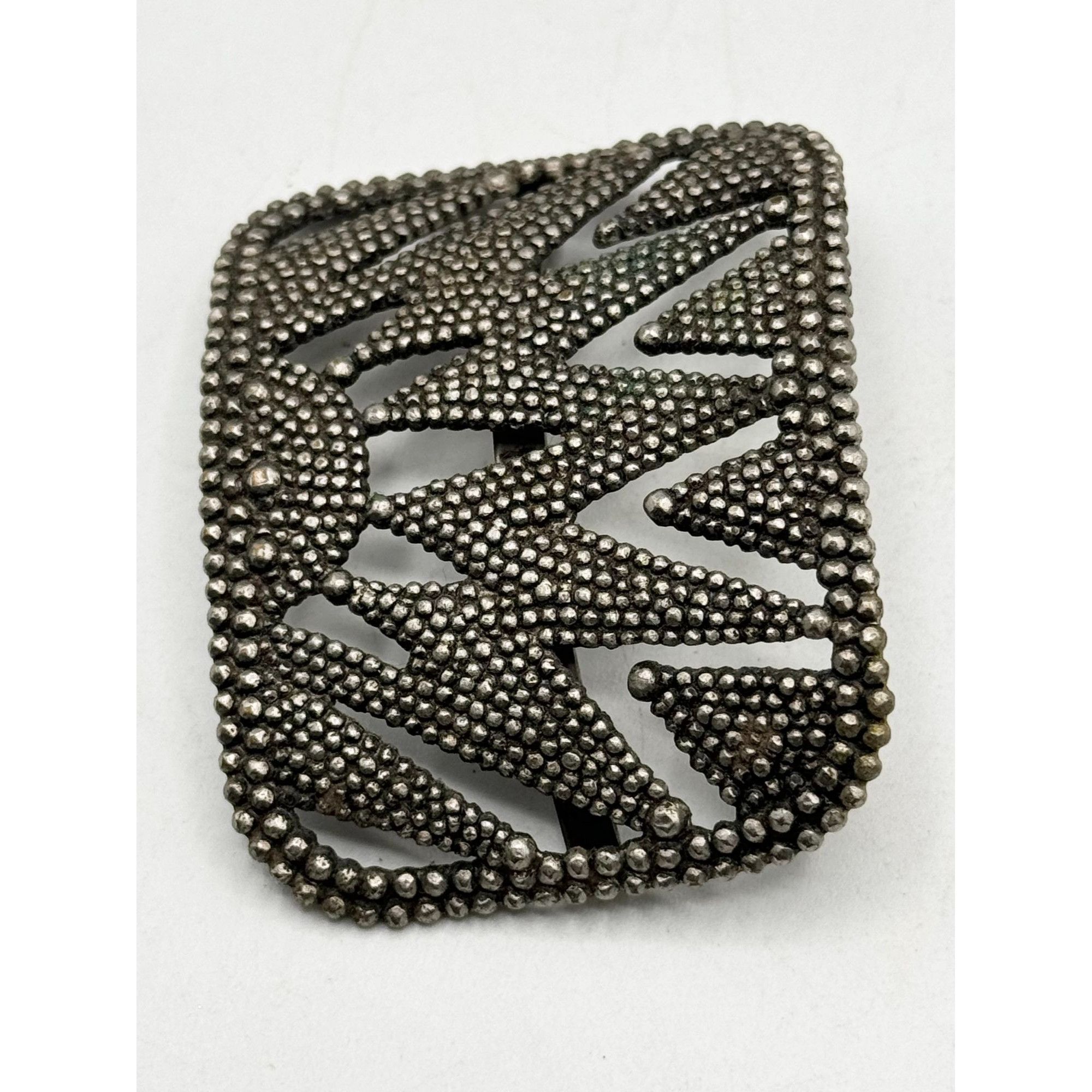 Vintage Estate Steel Cut Belt Buckle square Size ONE SIZE - 3 Thumbnail