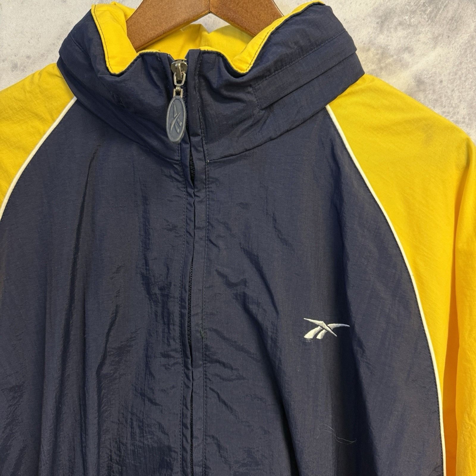Reebok × Vintage Vintage Reebok Windbreaker Jacket Mens Large Half Zip Active Size US L / EU 52-54 / 3 - 3 Thumbnail