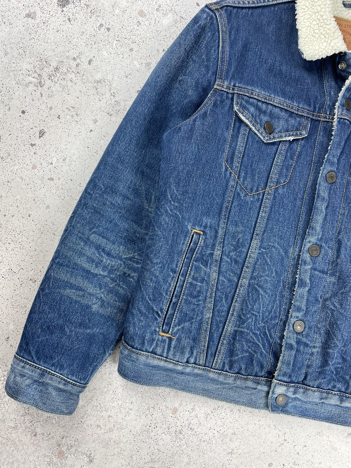 Levi's Levis Retro Denim Type Sherpa Trucker Jacket Size US M / EU 48-50 / 2 - 3 Thumbnail
