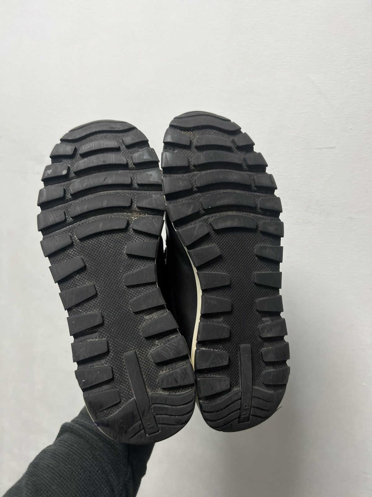 Prada Prada Milano Black Leather Shoes Trainers Size US 7.5 / EU 40-41 - 8 Thumbnail