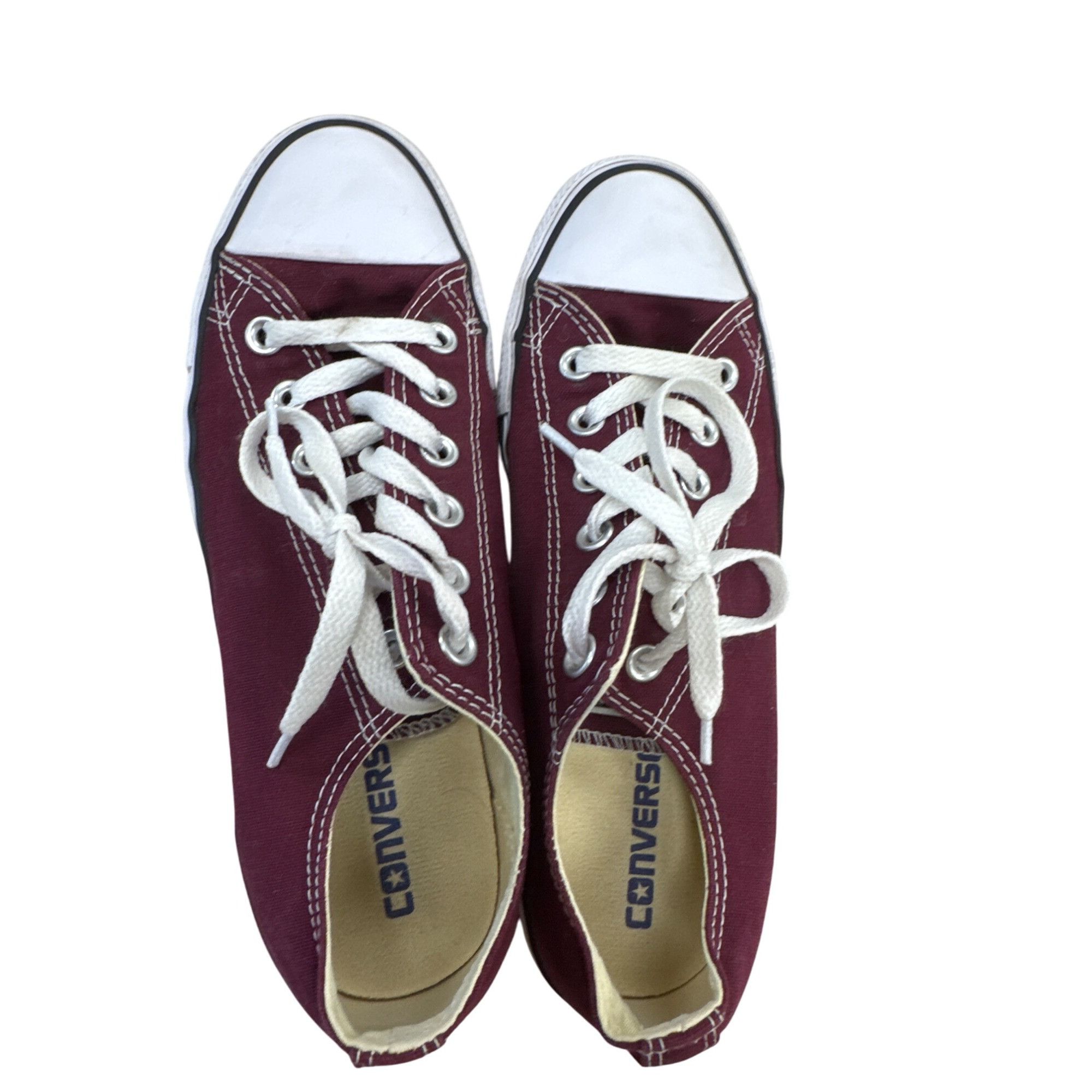 Converse Converse All Star Low Top Sneakers Unisex Size M7/W9 Red Whi Size US 7 / EU 40 - 8 Thumbnail